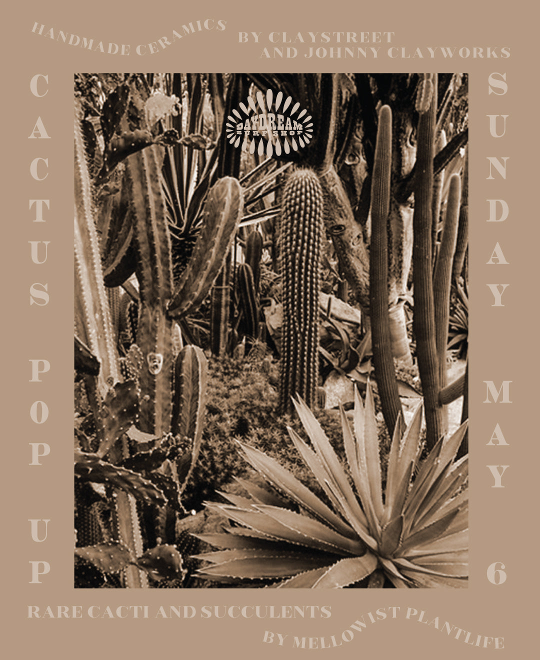 Cacti Pop Up with Mellowist, Claystreet Ceramics, and Johnny Clayworks