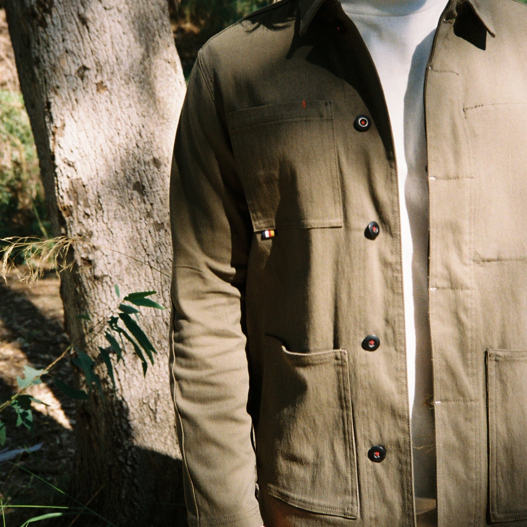 Ola Canvas Utility Jacket 01 - Green