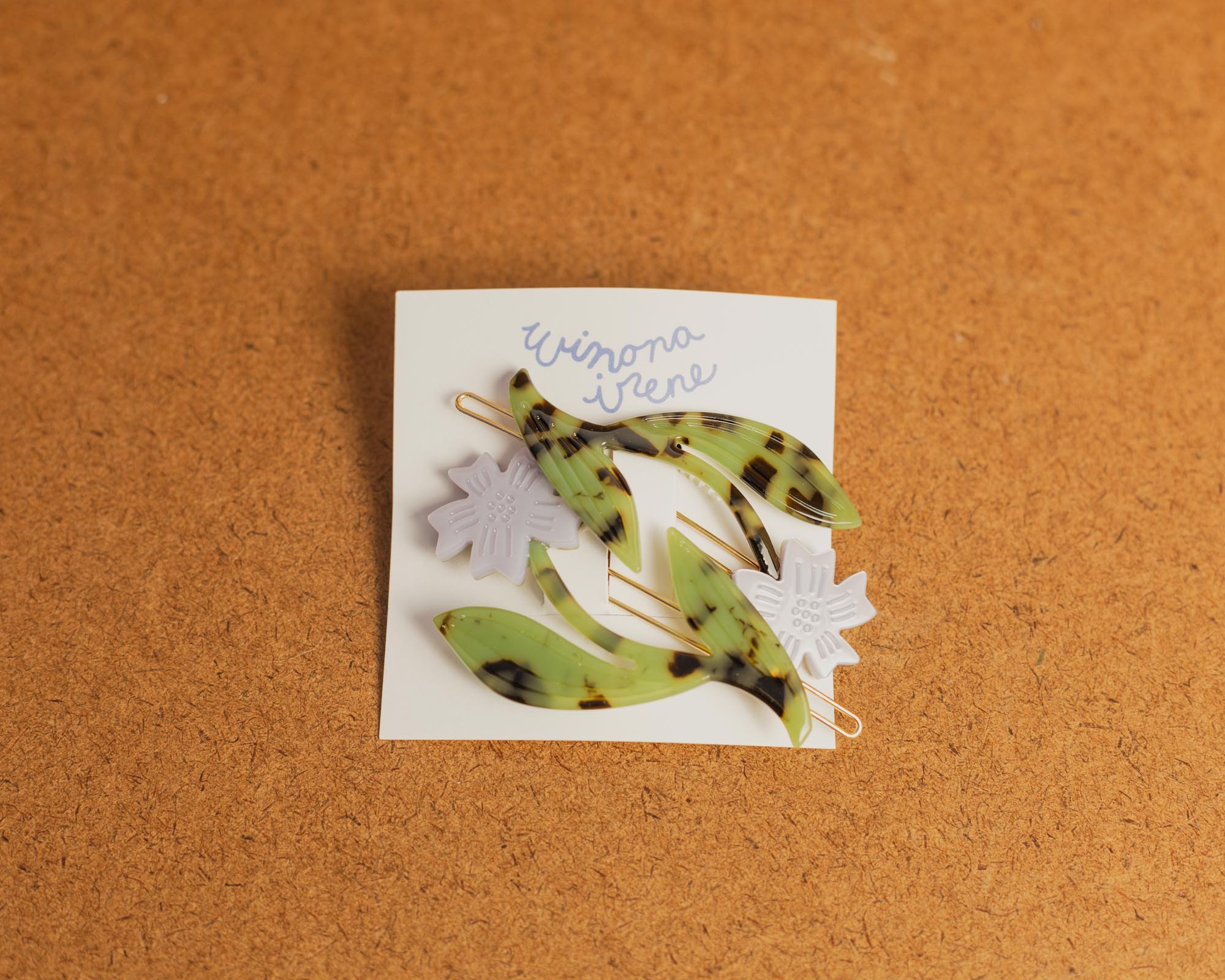 Chicory Barrette Set by Winona Irene