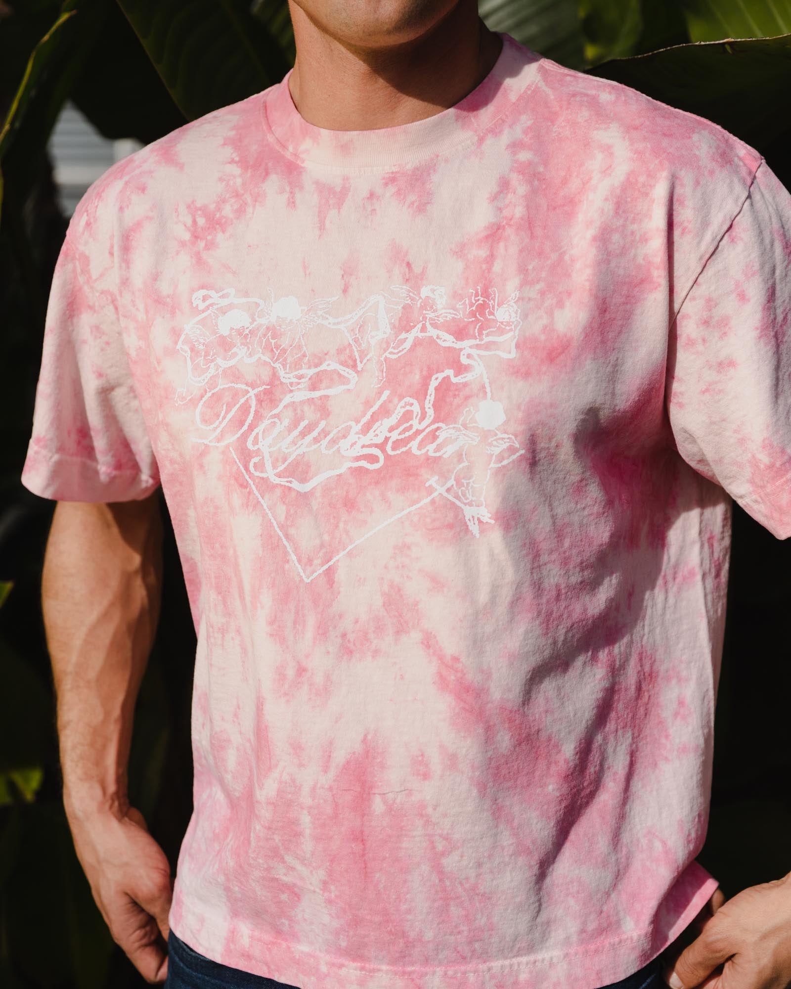 Daydream Cream Cherub Tie Dye Tee