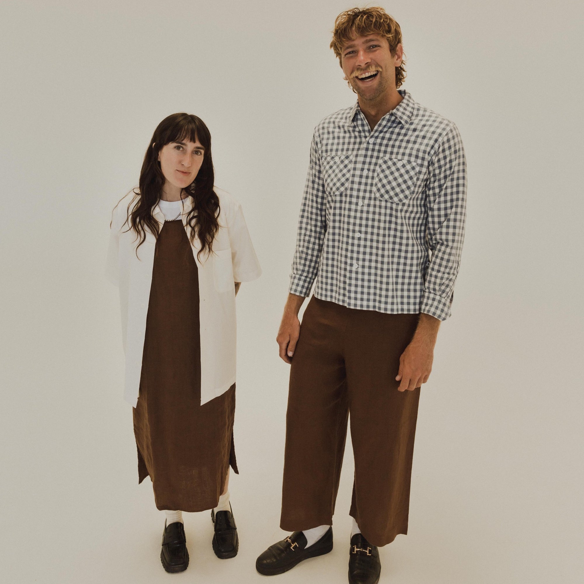 Yellow Rat Open Collar Shirt - White
