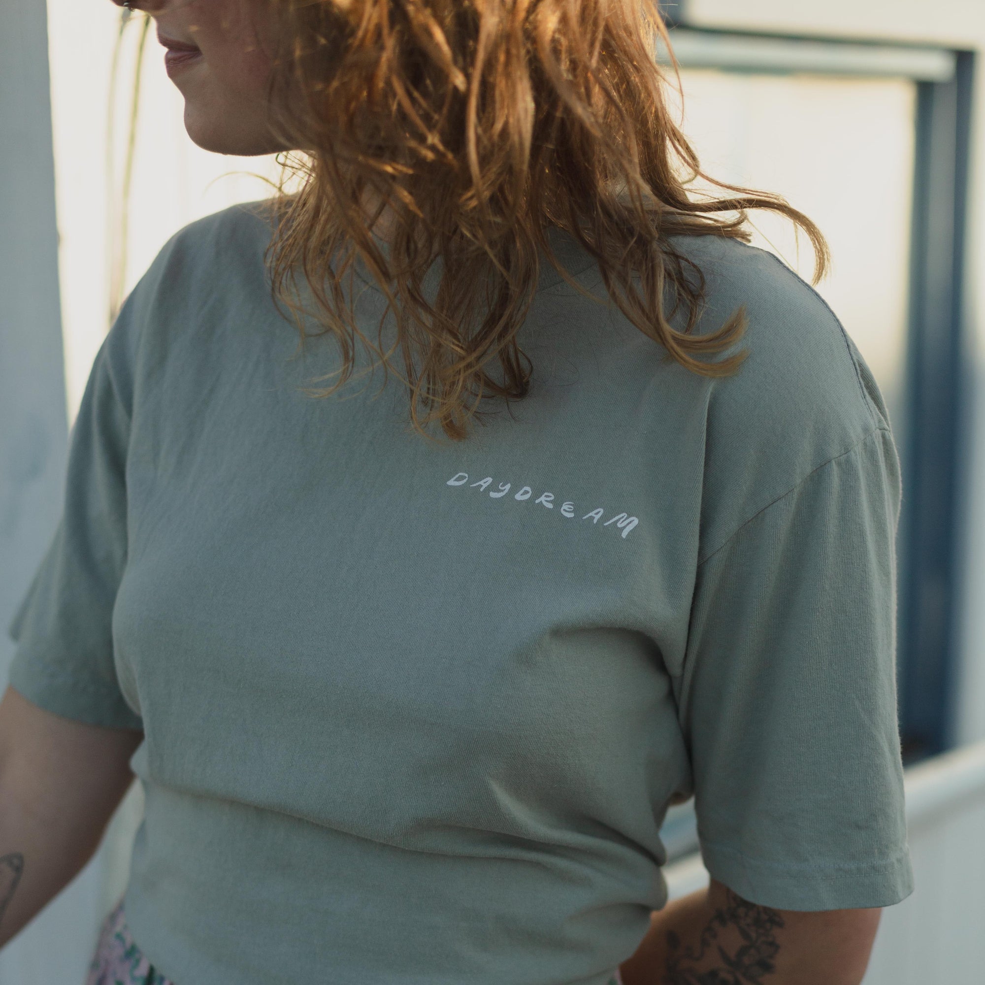 Daydream Down the Line Tee - Sage Green