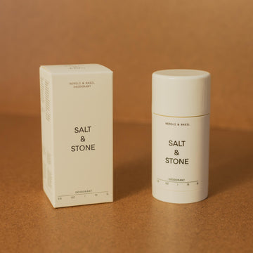 Salt and Stone Deodorant - Neroli & Basil front display