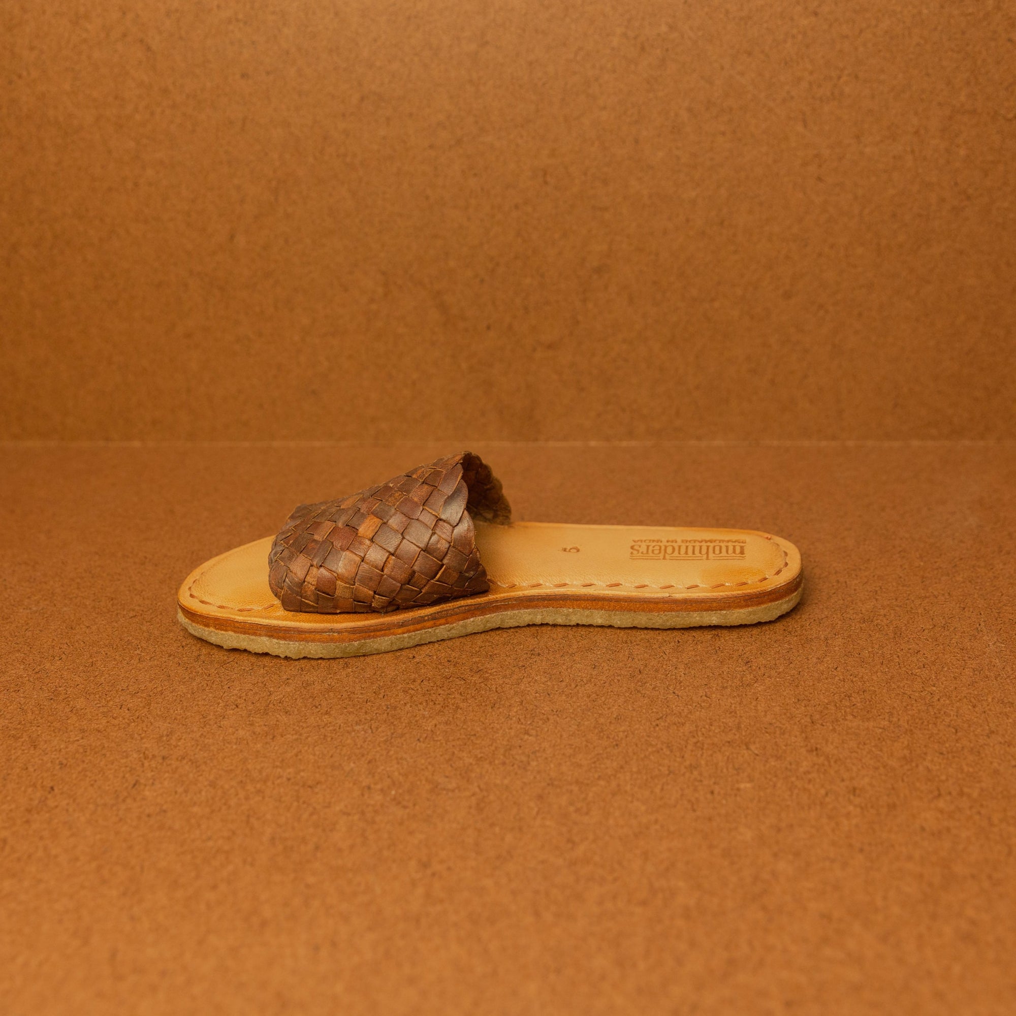 Mohinders Women's Woven Sandal in Walnut