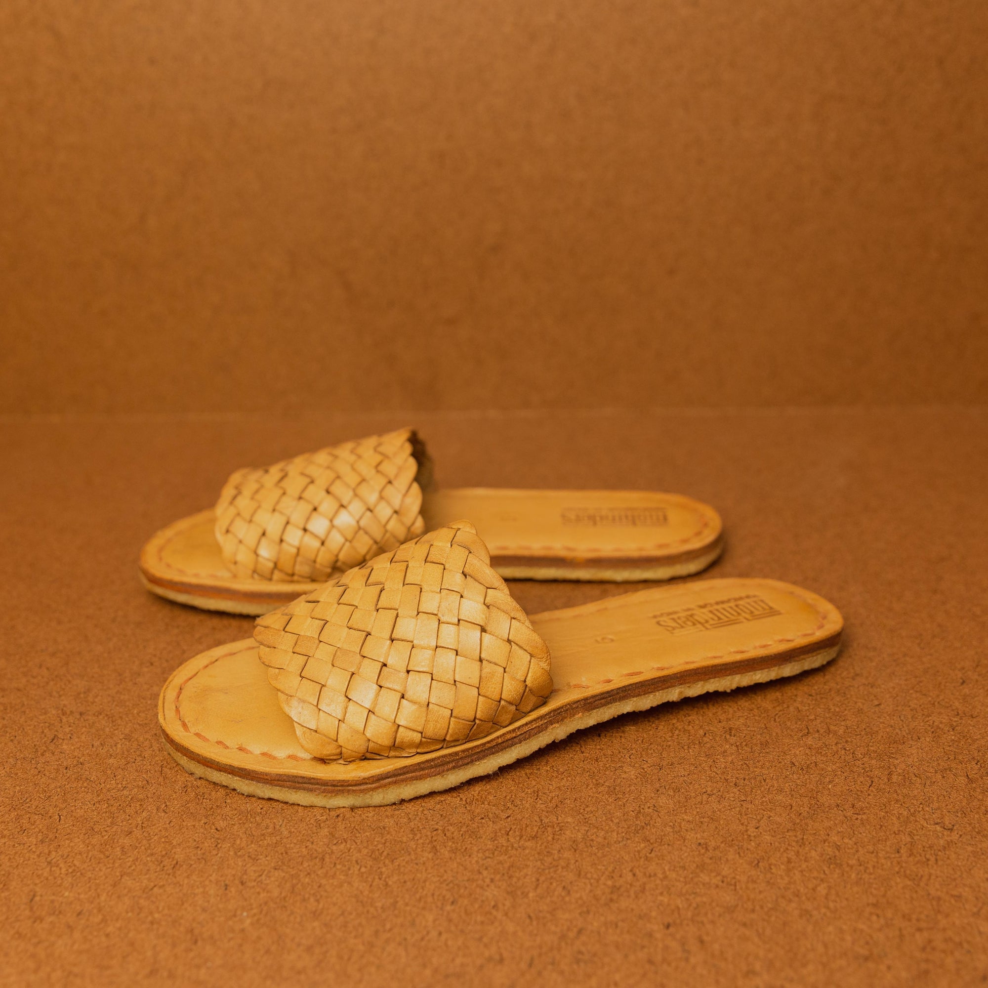 Mohinders Women&#39;s Woven Sandal in Honey