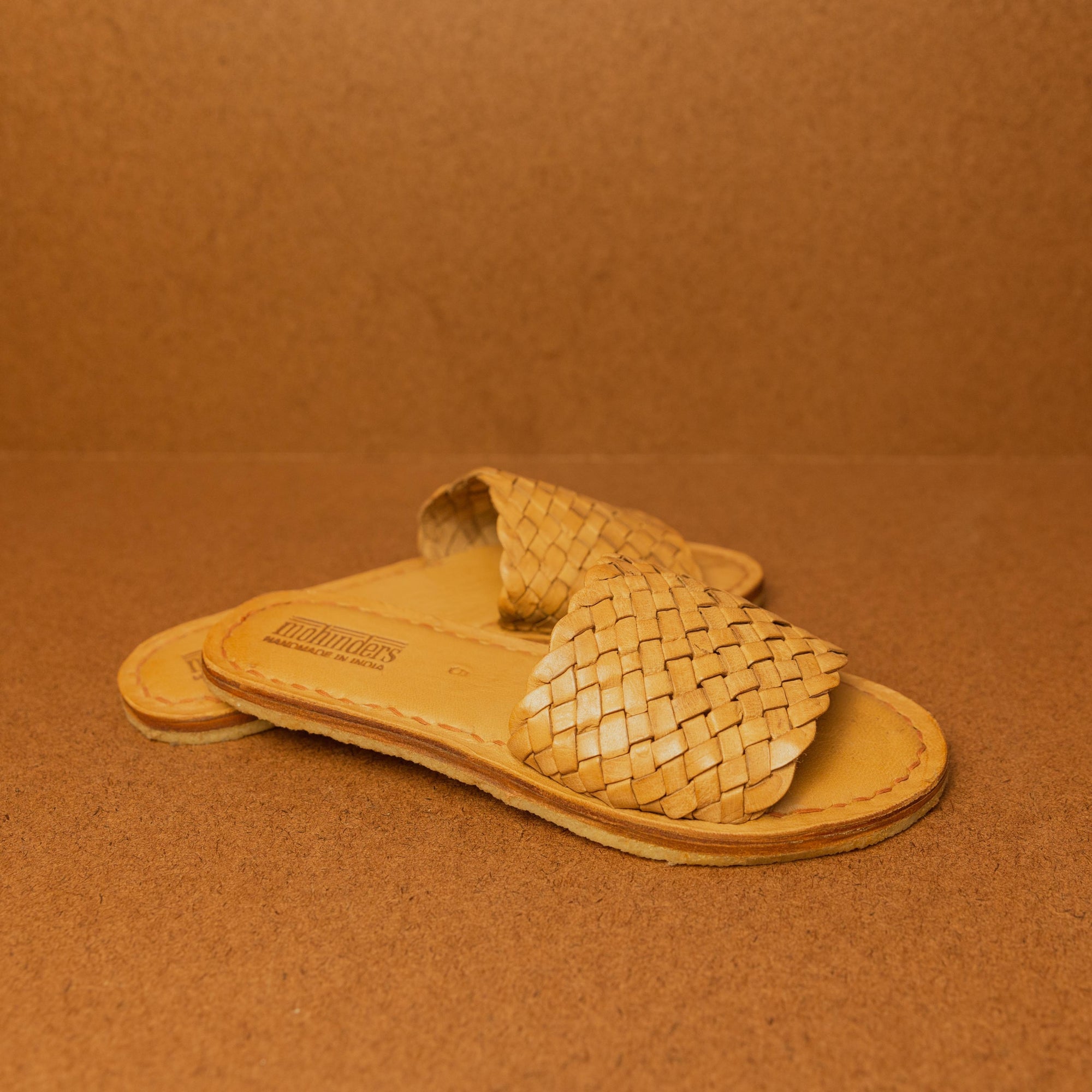 Mohinders Women&#39;s Woven Sandal in Honey