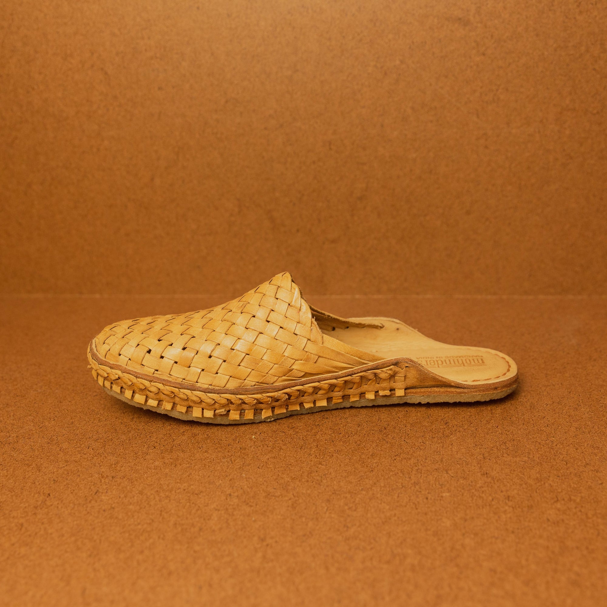 Mohinders Men's Woven City Slippers in Honey