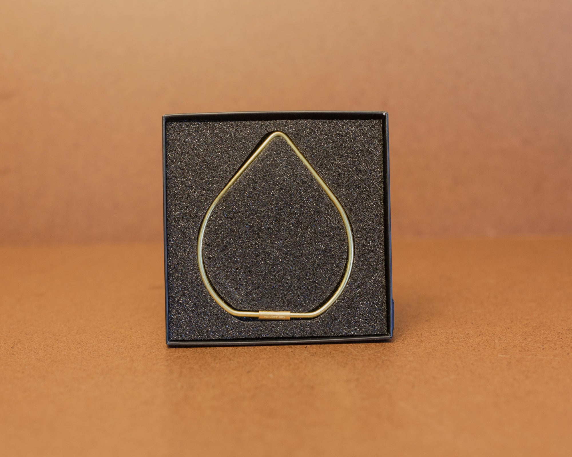 Areaware - Contour Key Ring - Drop (Brass)