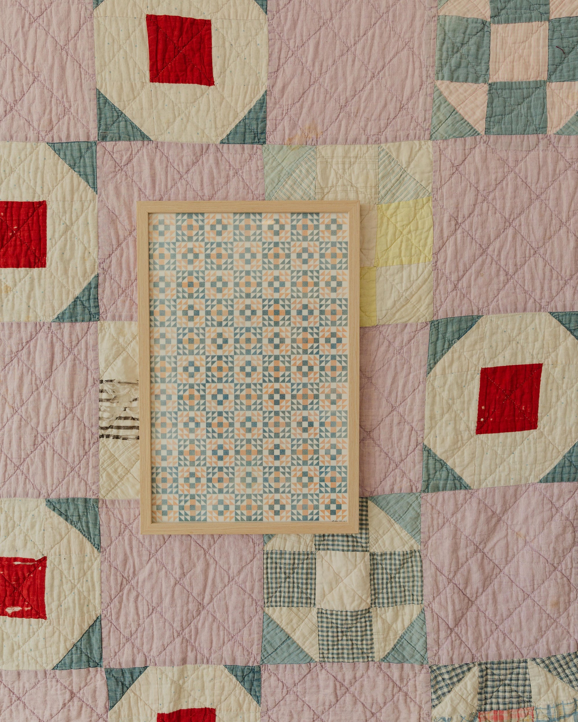 Quilt Riso Print