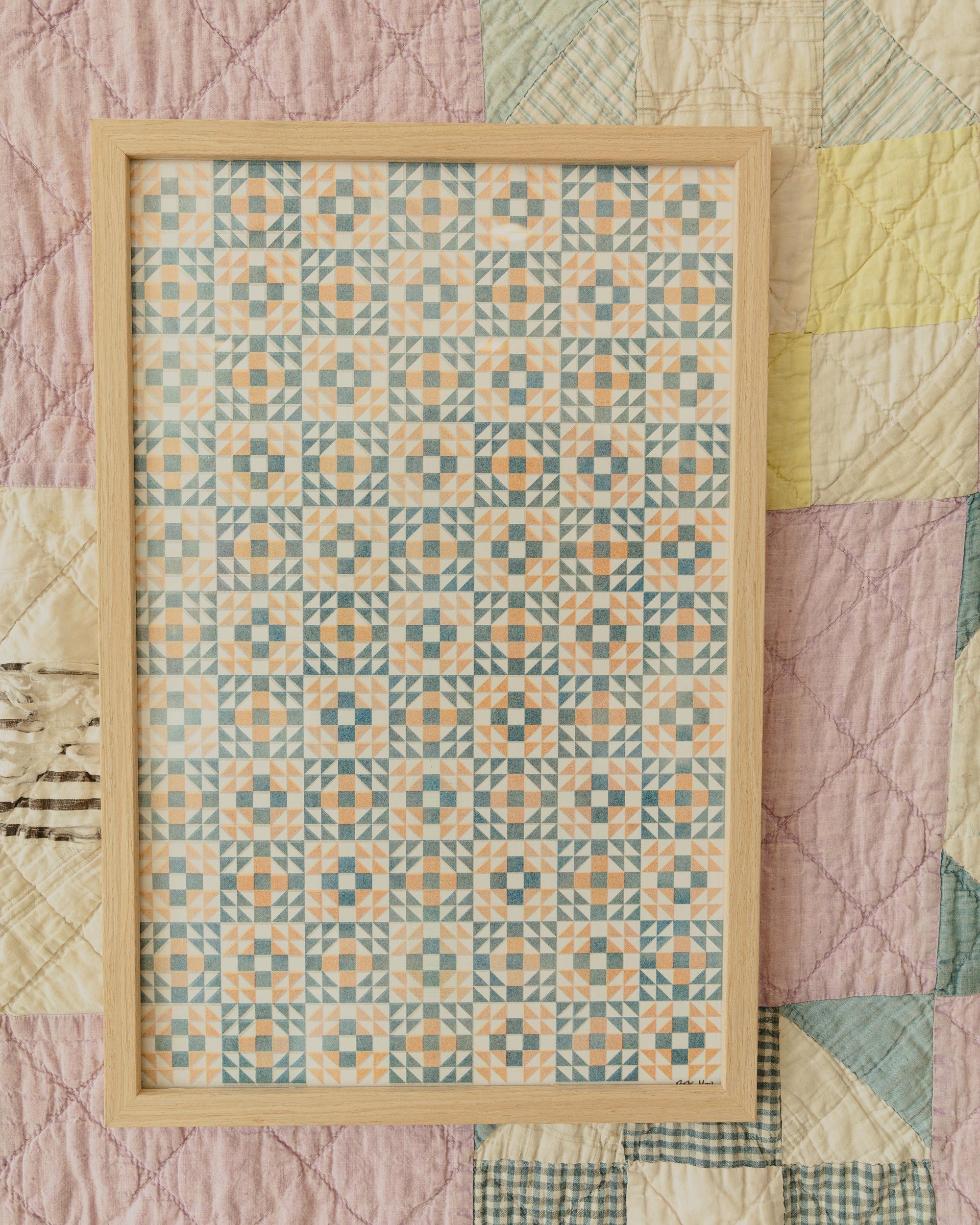 Quilt Riso Print
