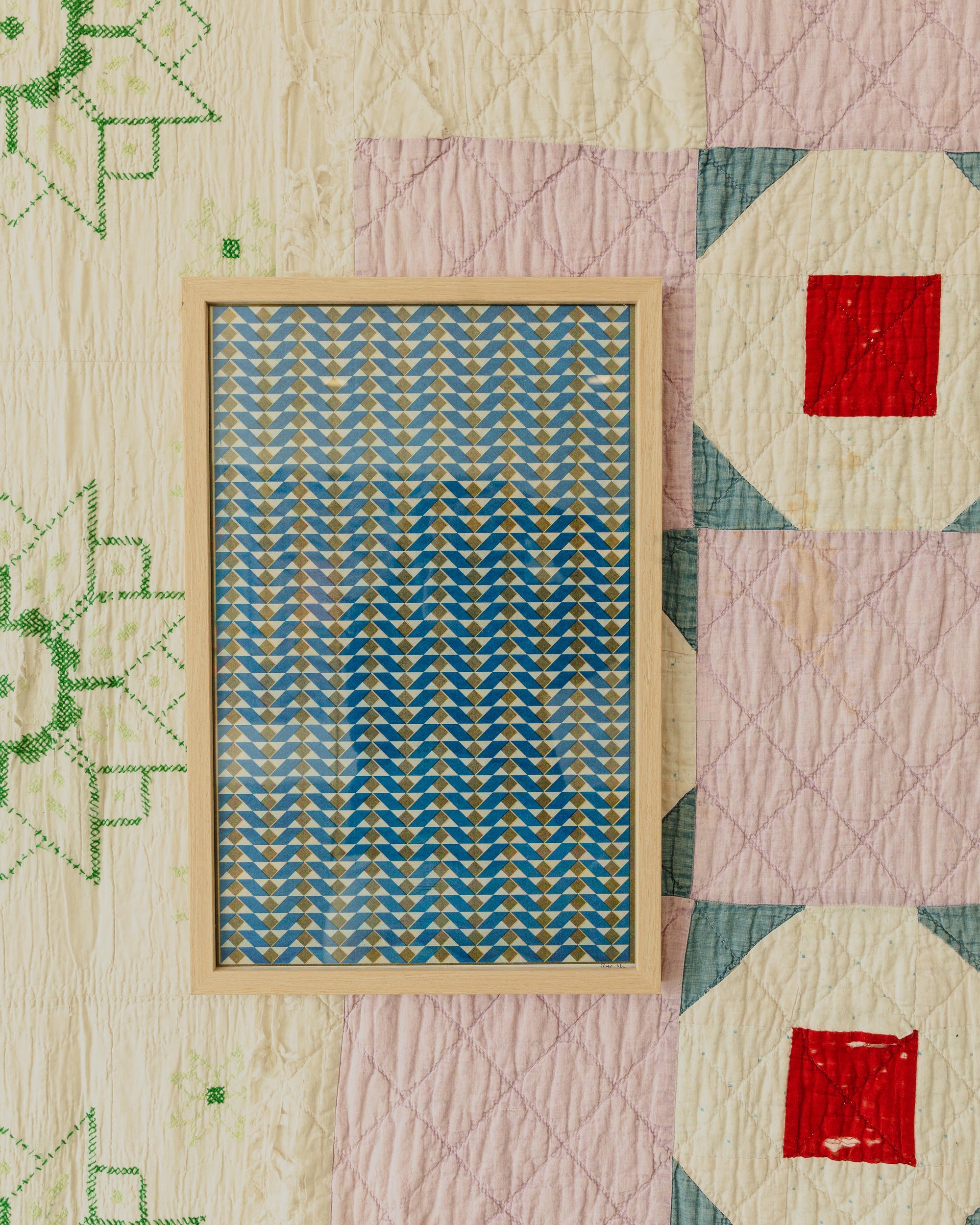 Quilt Riso Print