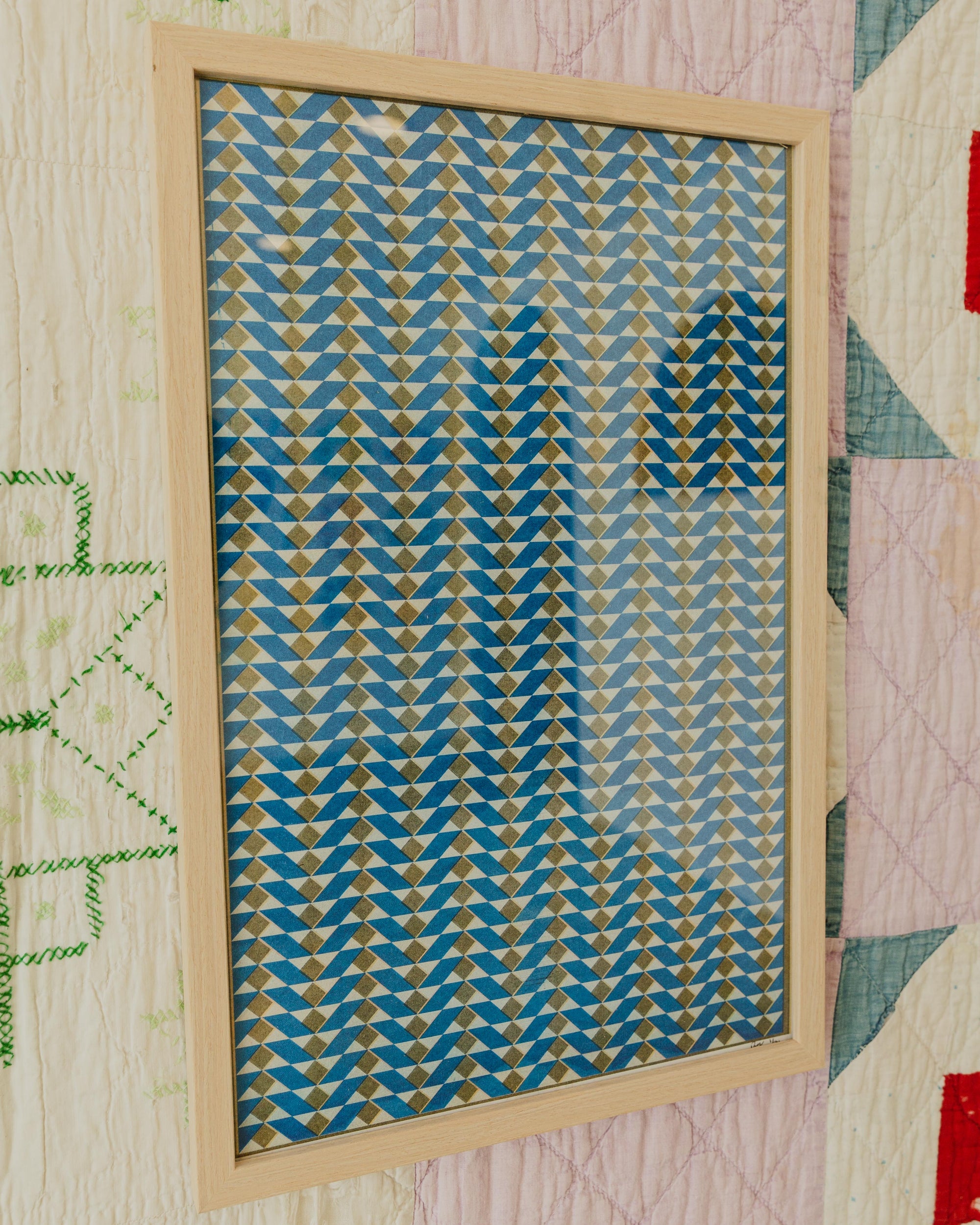 Quilt Riso Print