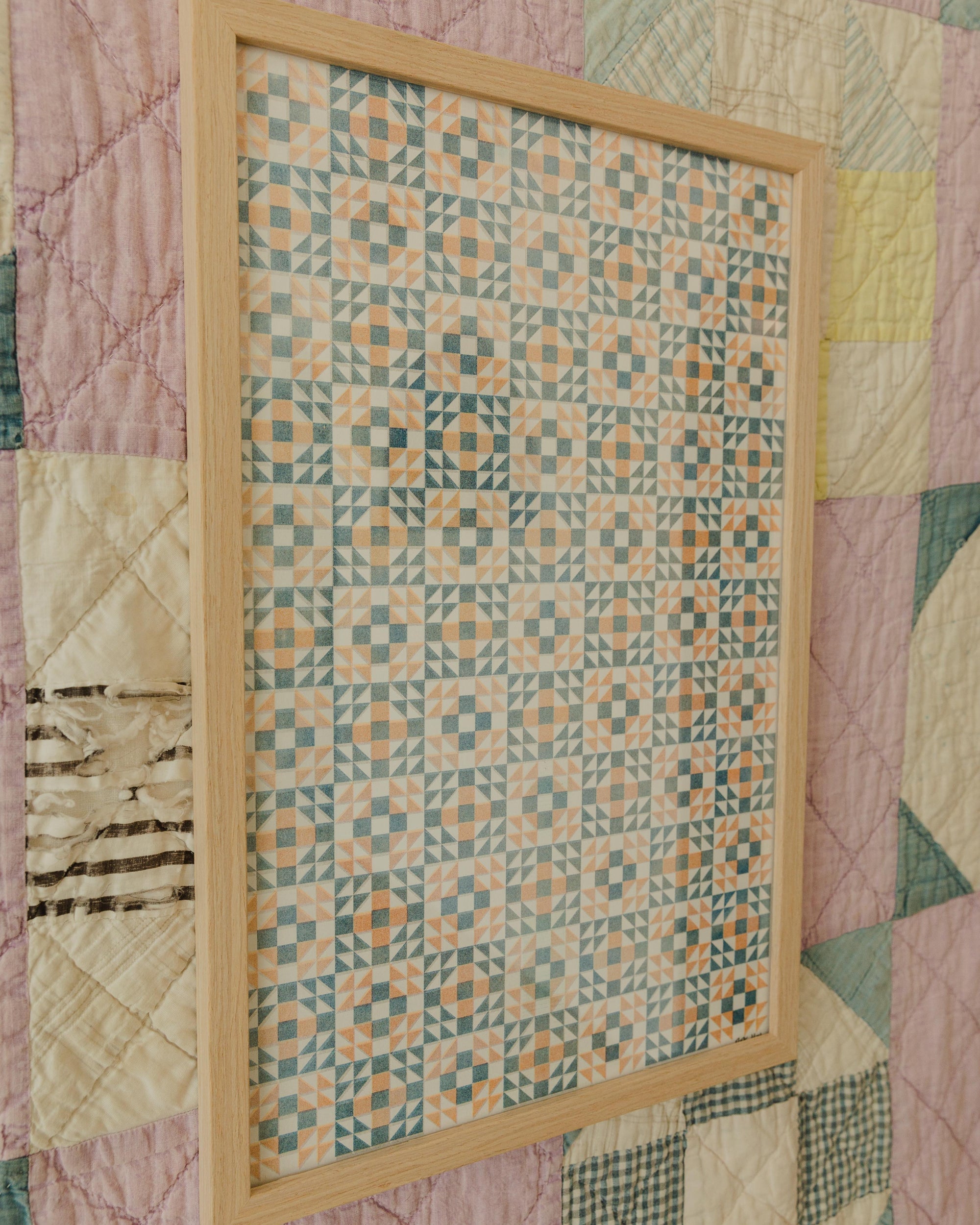 Quilt Riso Print