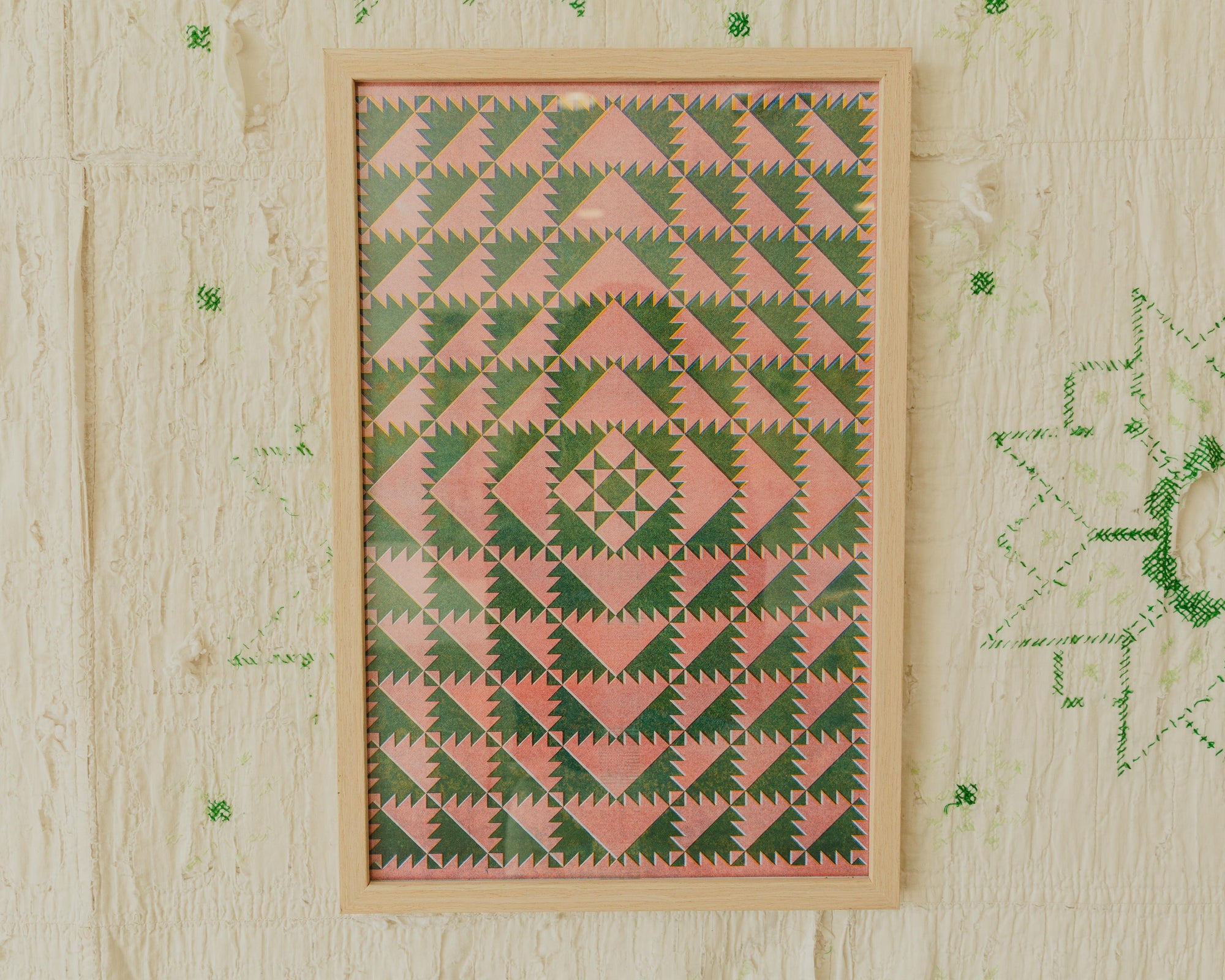 Quilt Riso Print