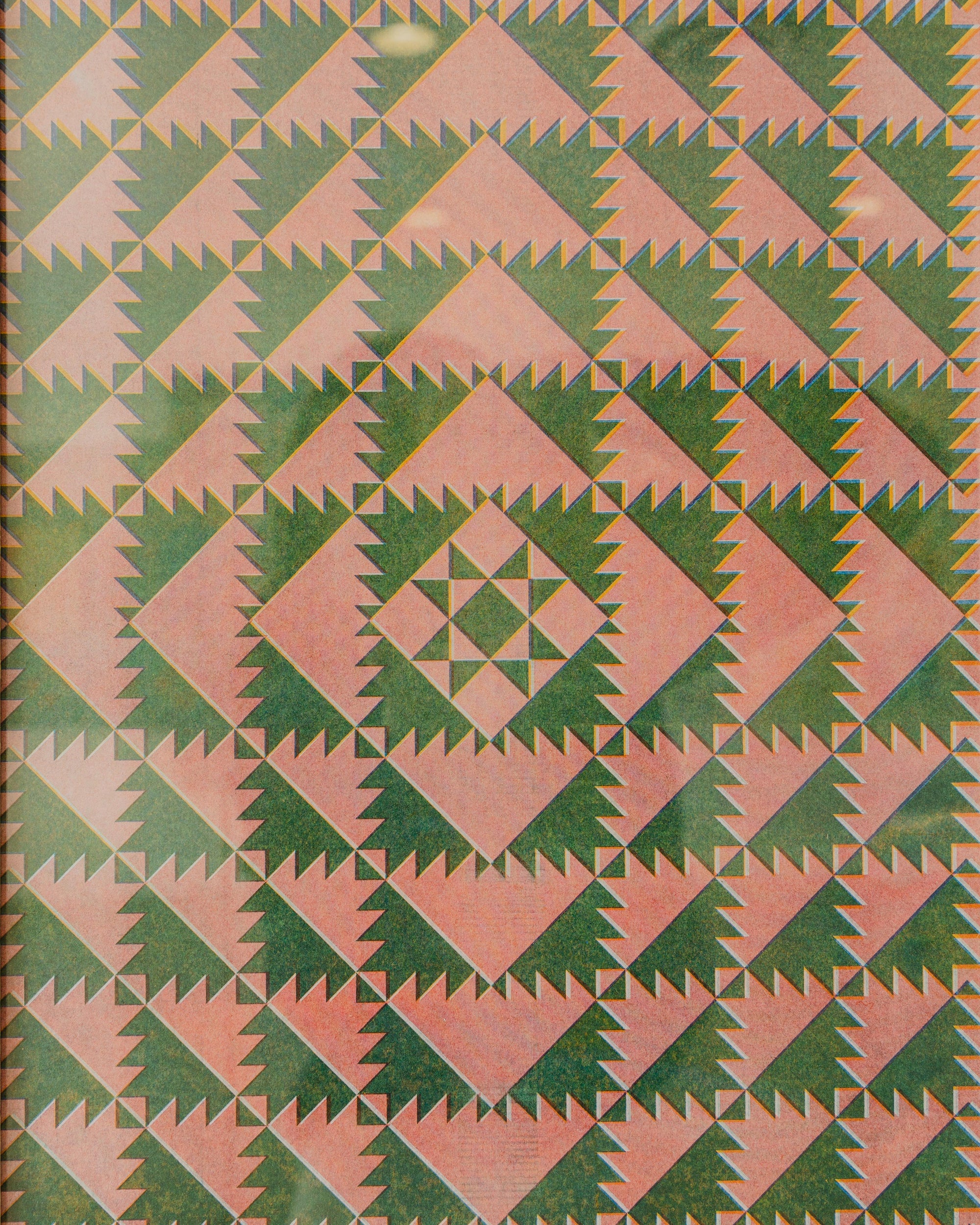 Quilt Riso Print