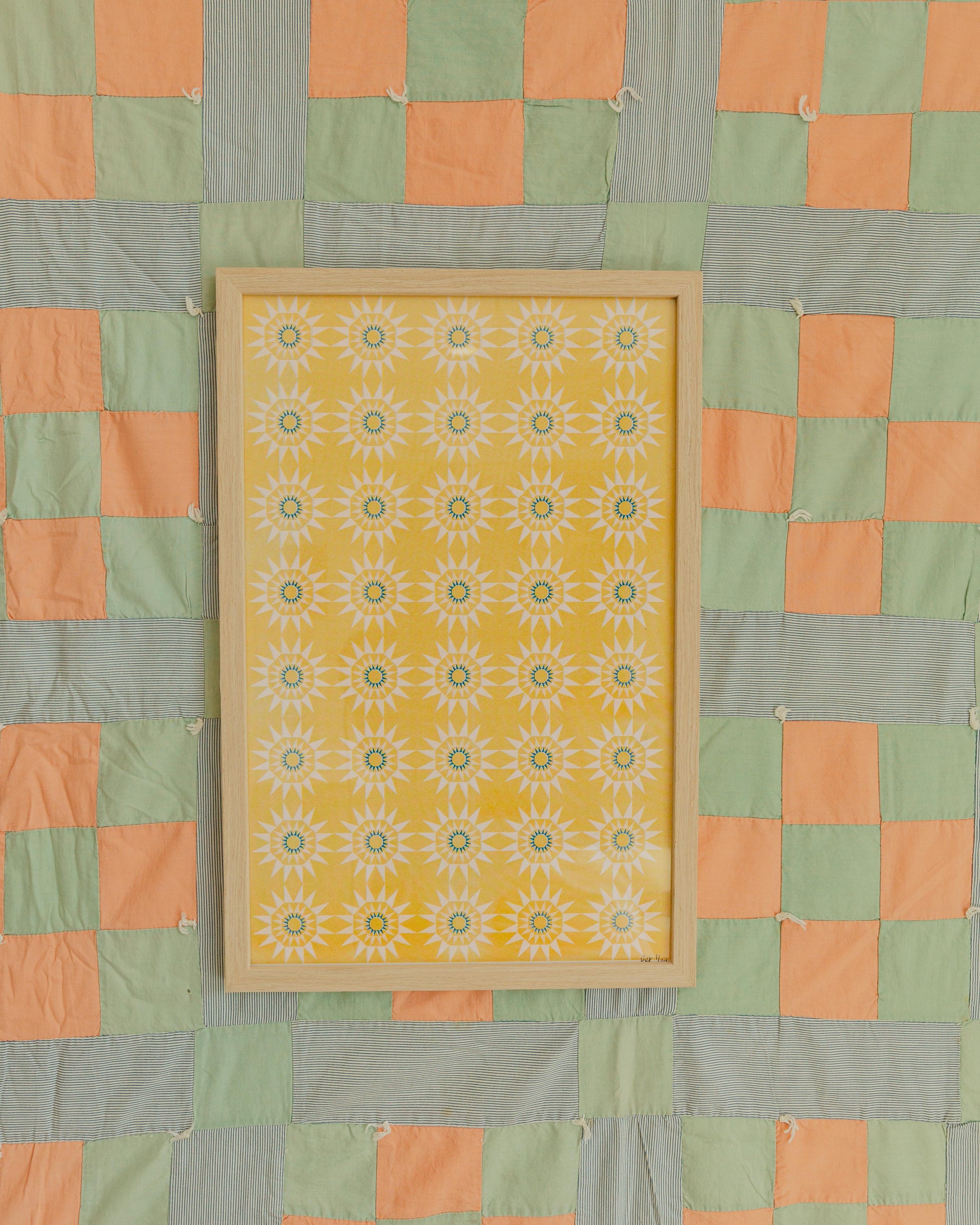 Quilt Riso Print