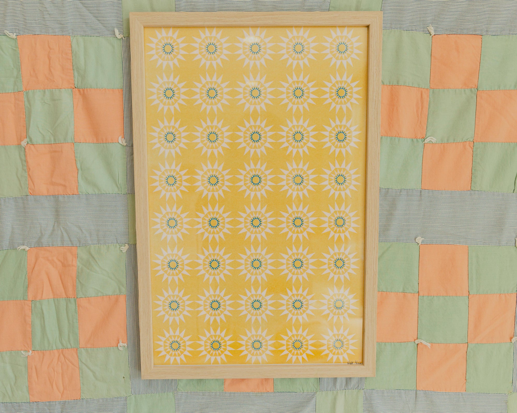 Quilt Riso Print