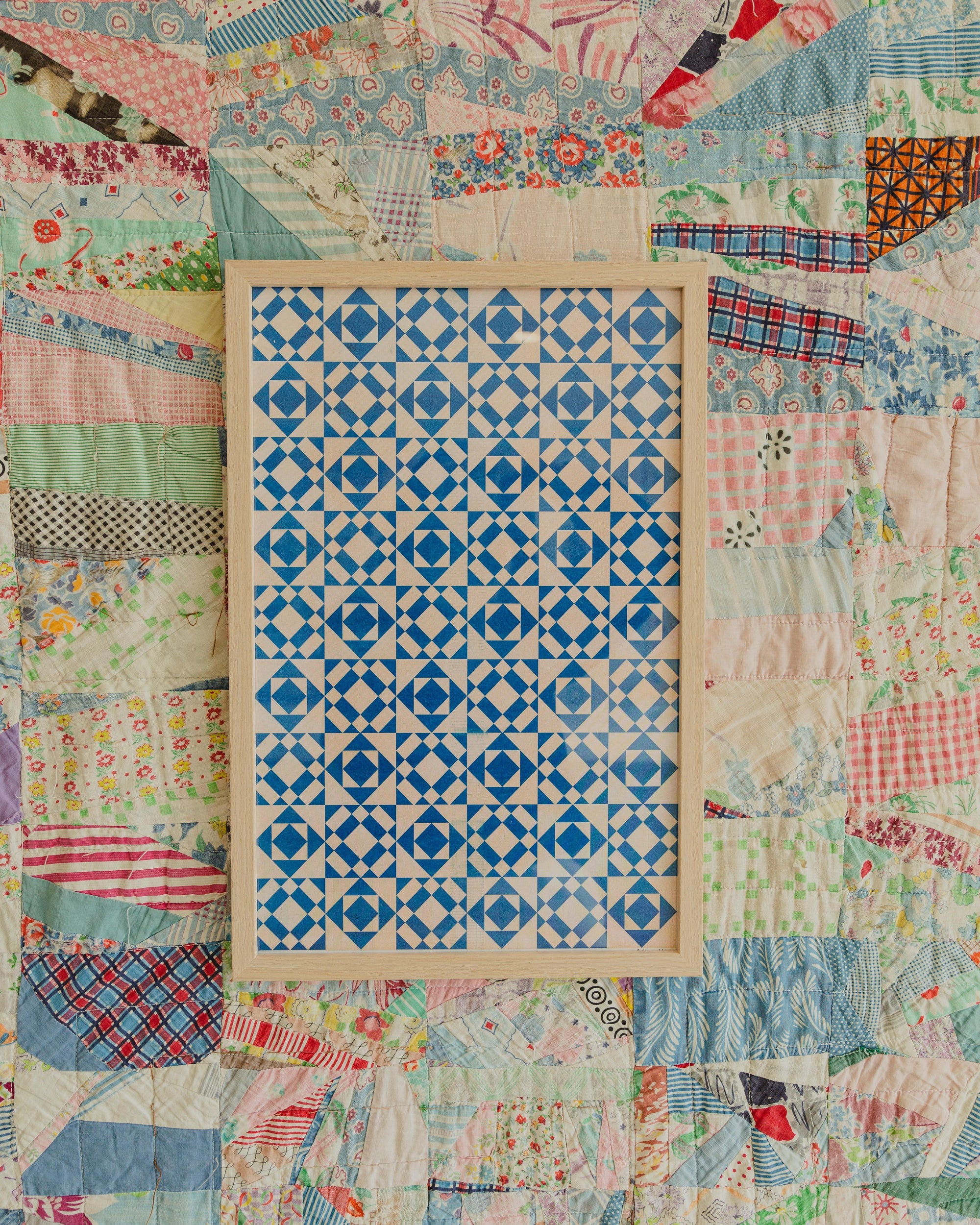 Quilt Riso Print