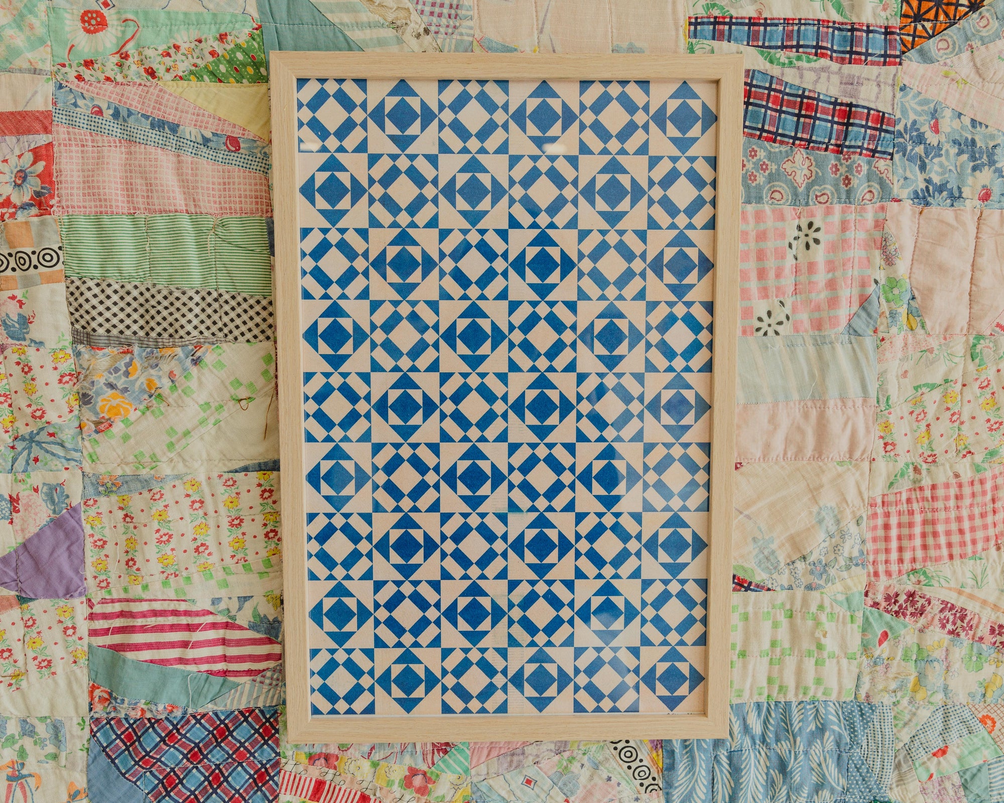 Quilt Riso Print