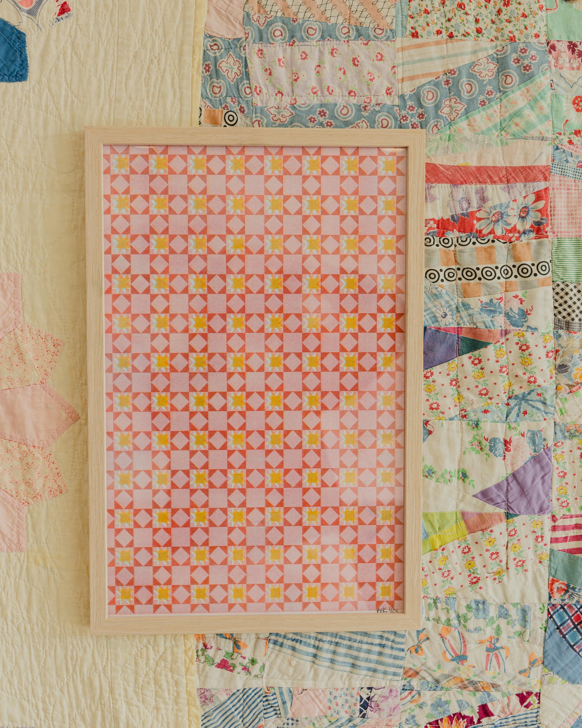Quilt Riso Print