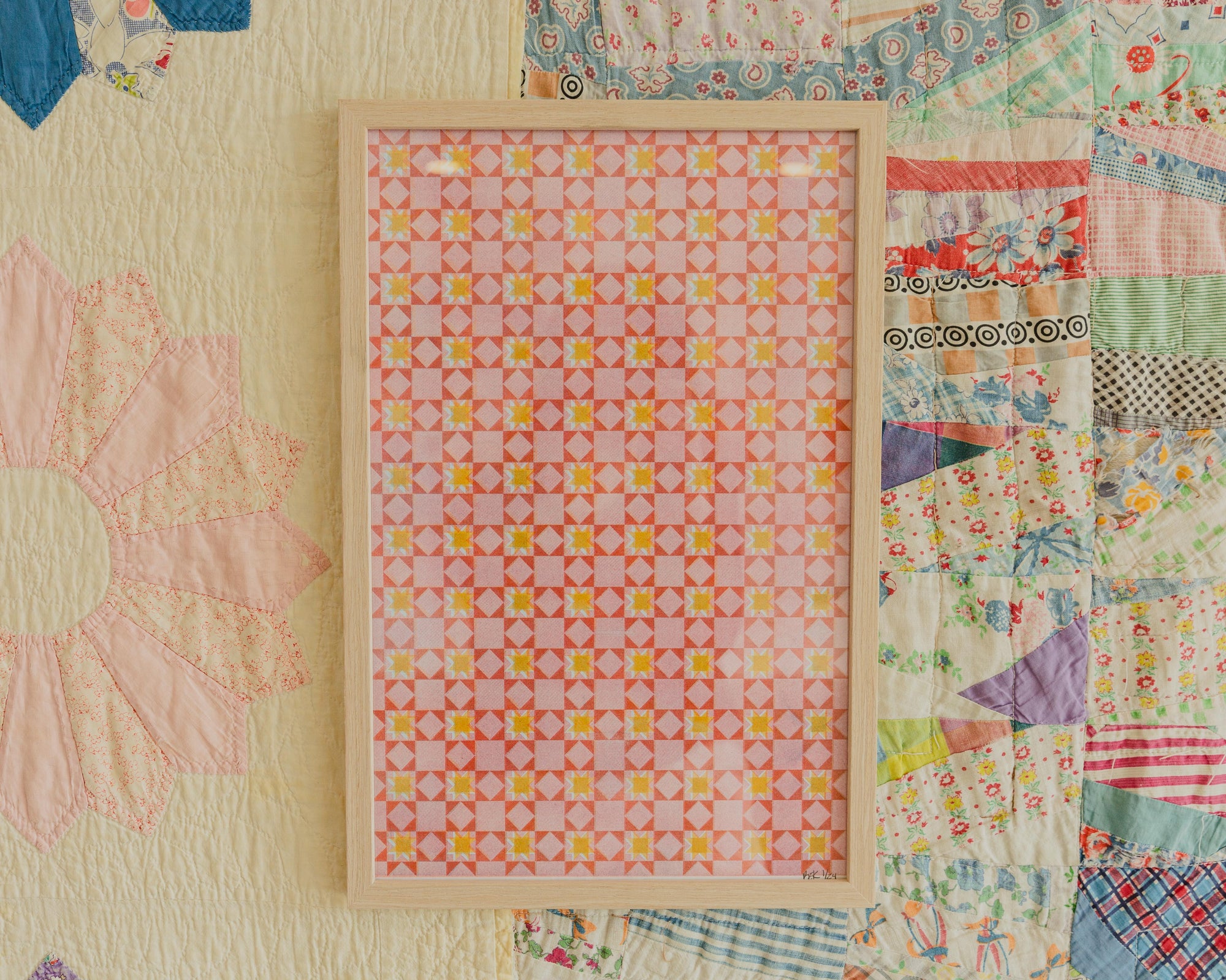 Quilt Riso Print