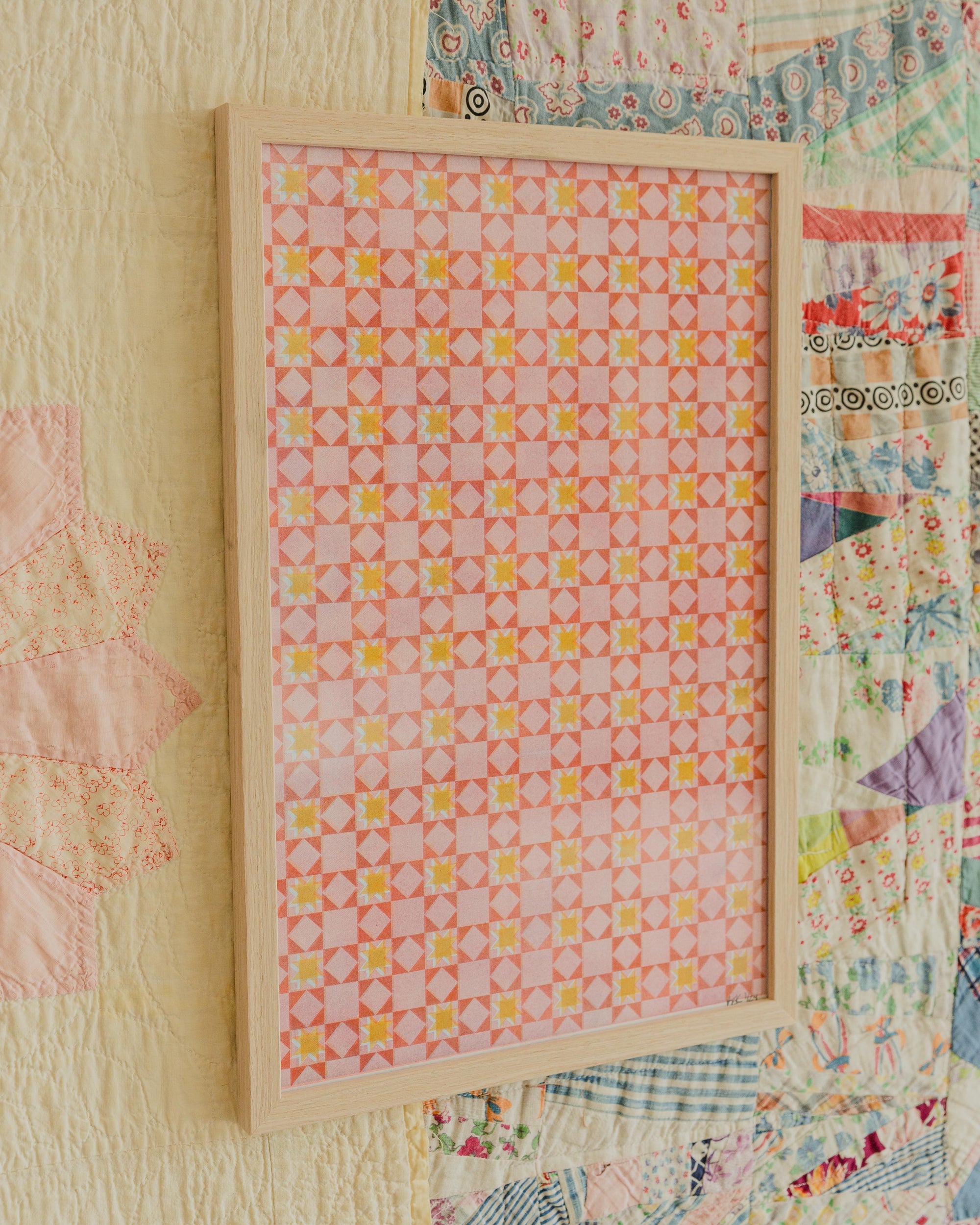 Quilt Riso Print