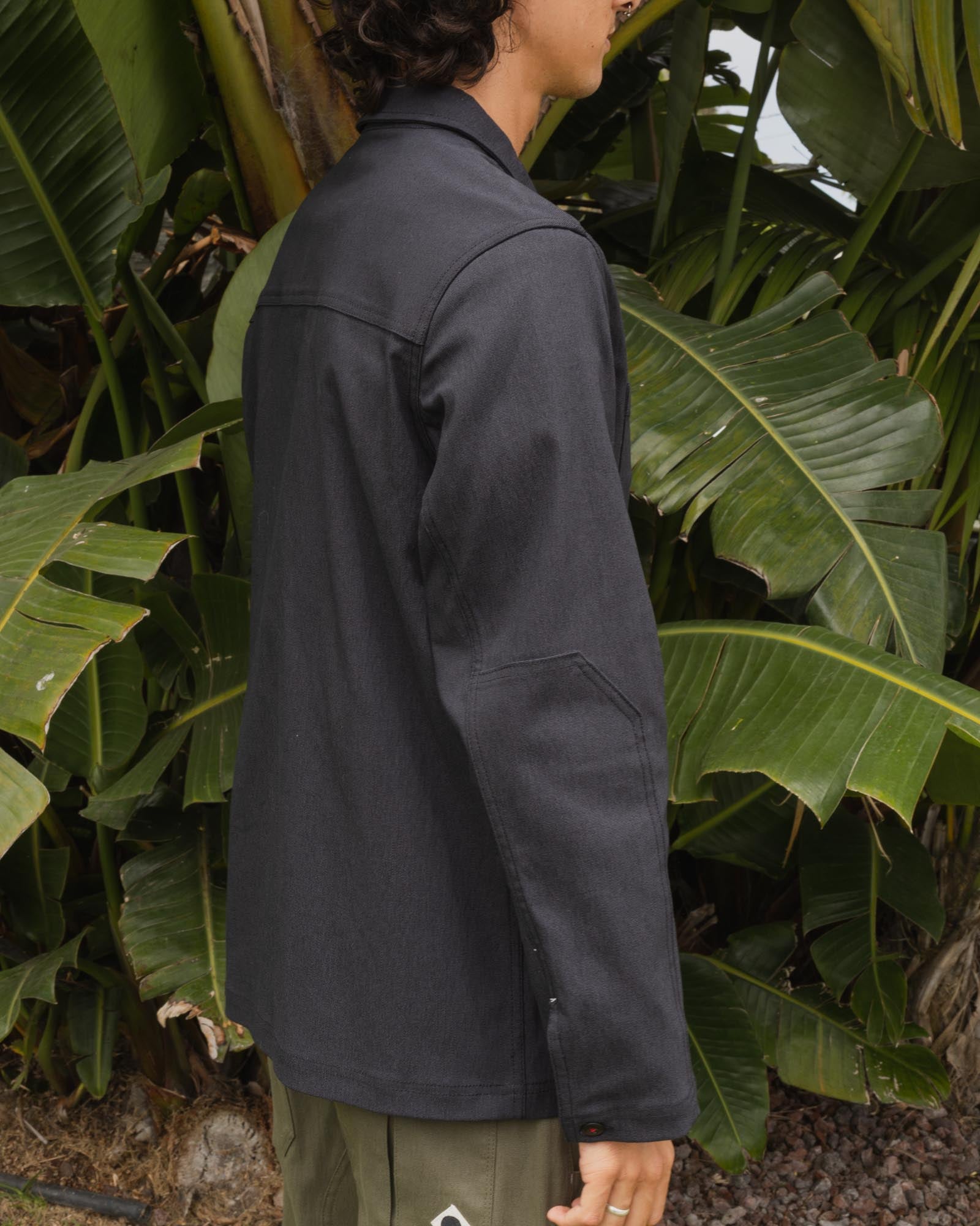 Ola Canvas Utility Jacket 01 - Black