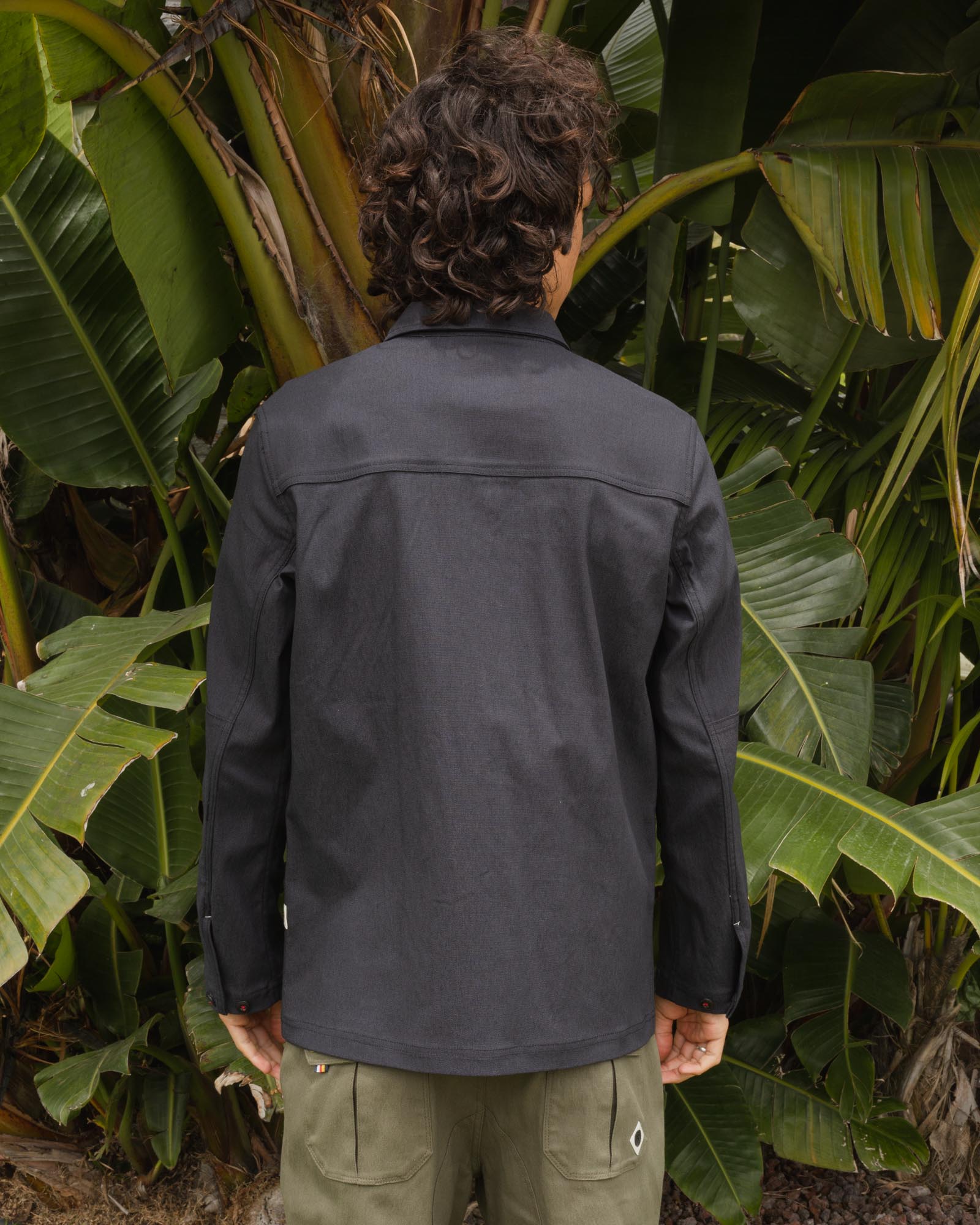Ola Canvas Utility Jacket 01 - Black