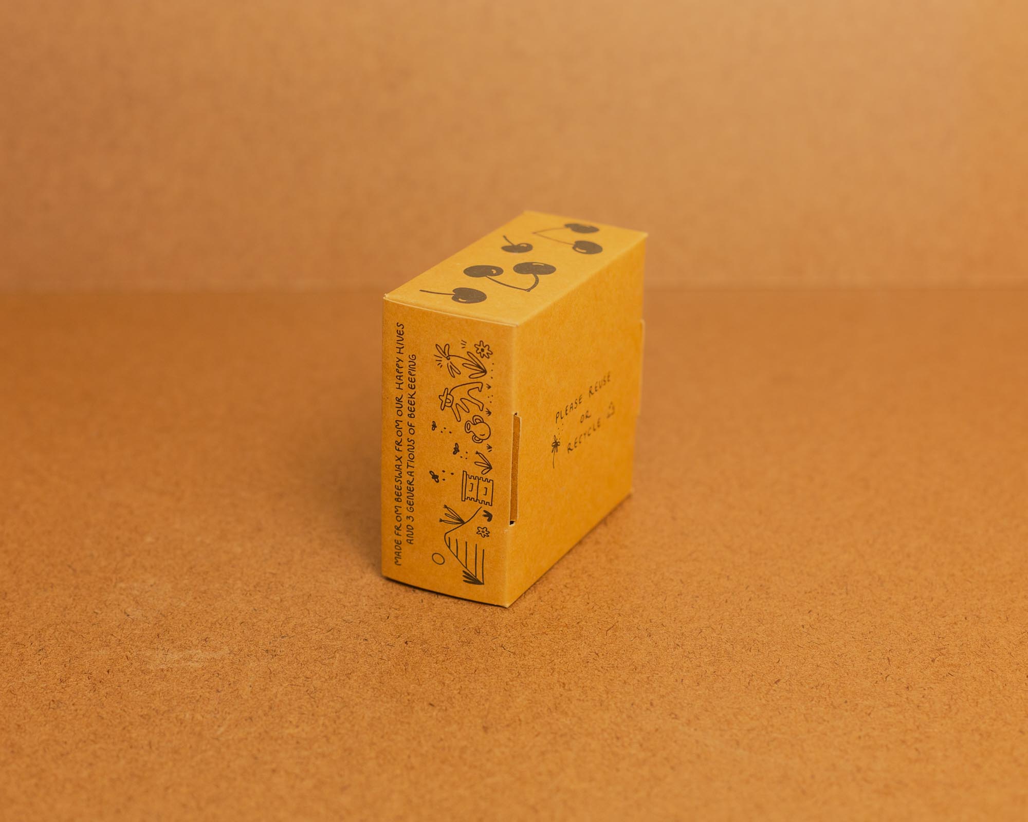 Beeswax Cherry Birthday Candles by Happy Organics