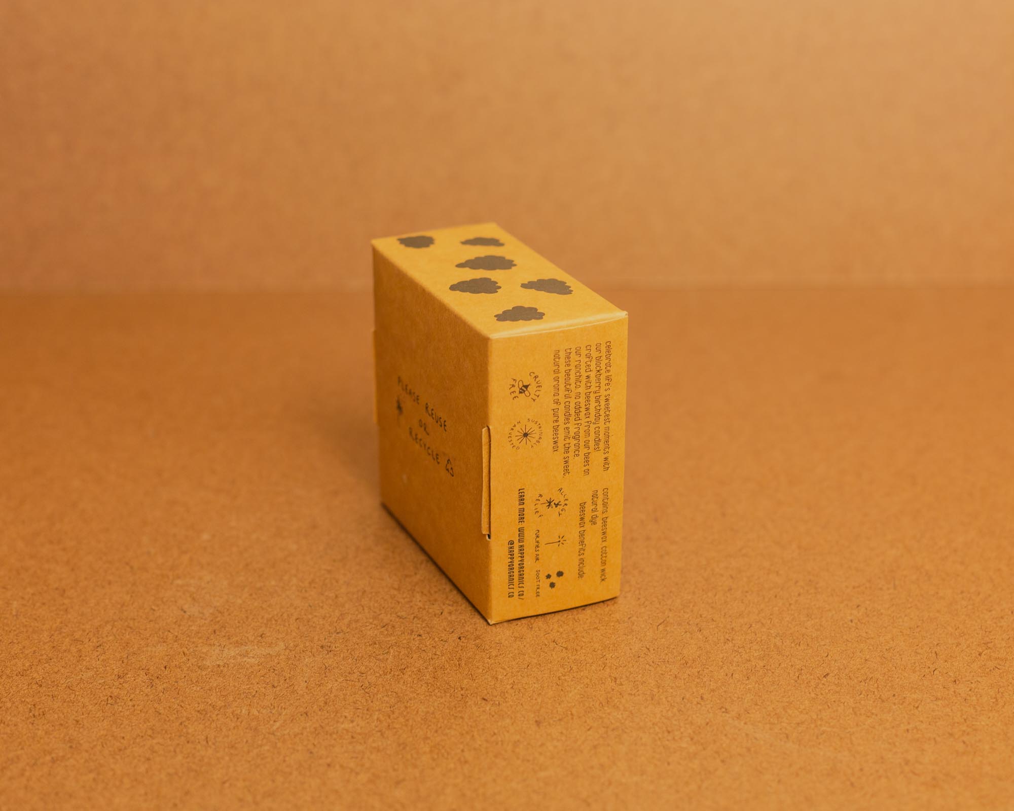 Beeswax Blackberry Birthday Candles by Happy Organics