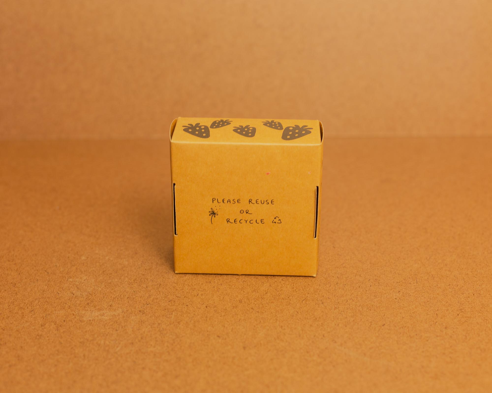 Beeswax Strawberry Birthday Candles by Happy Organics