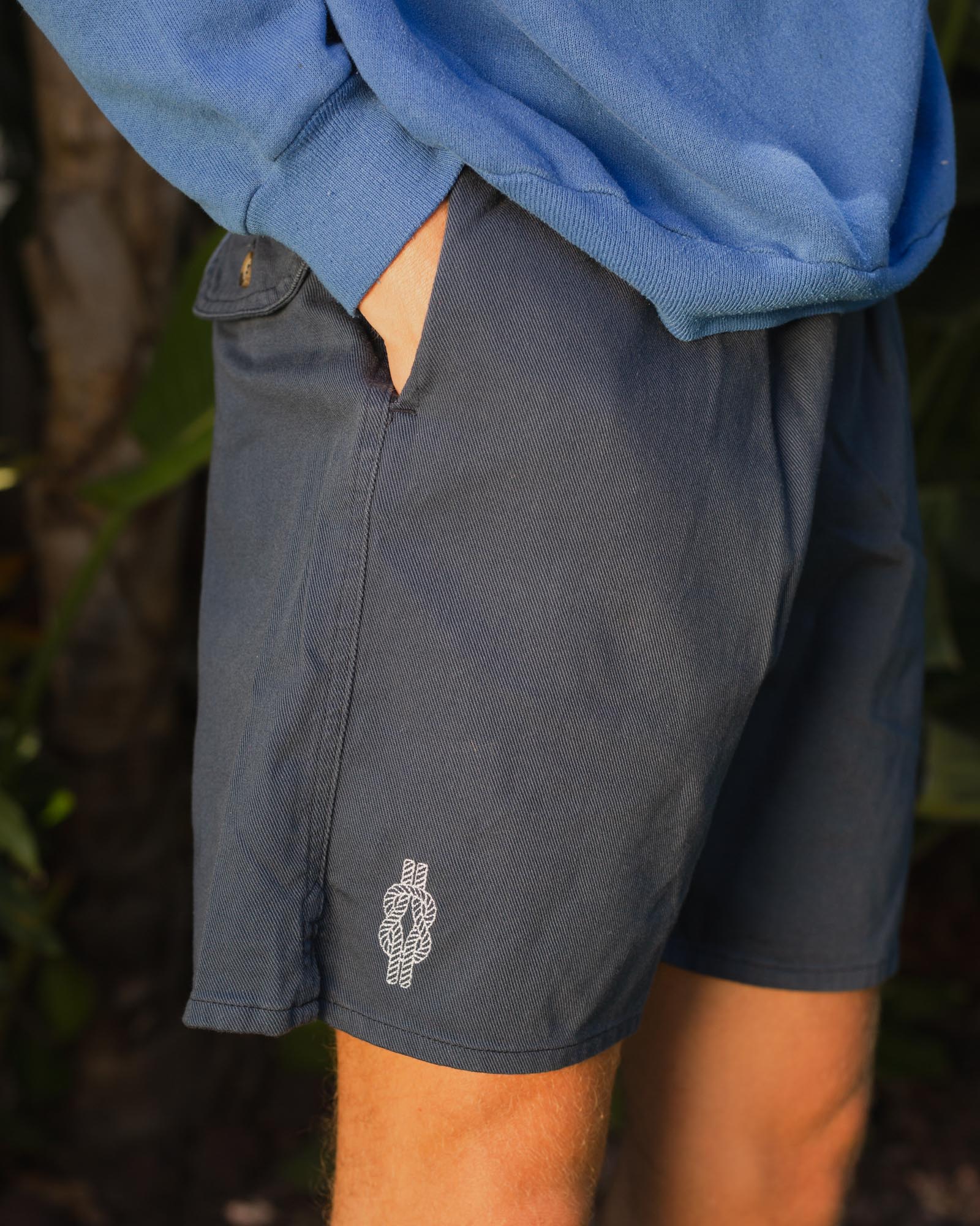 Daydream Embroidered Knot Shorts