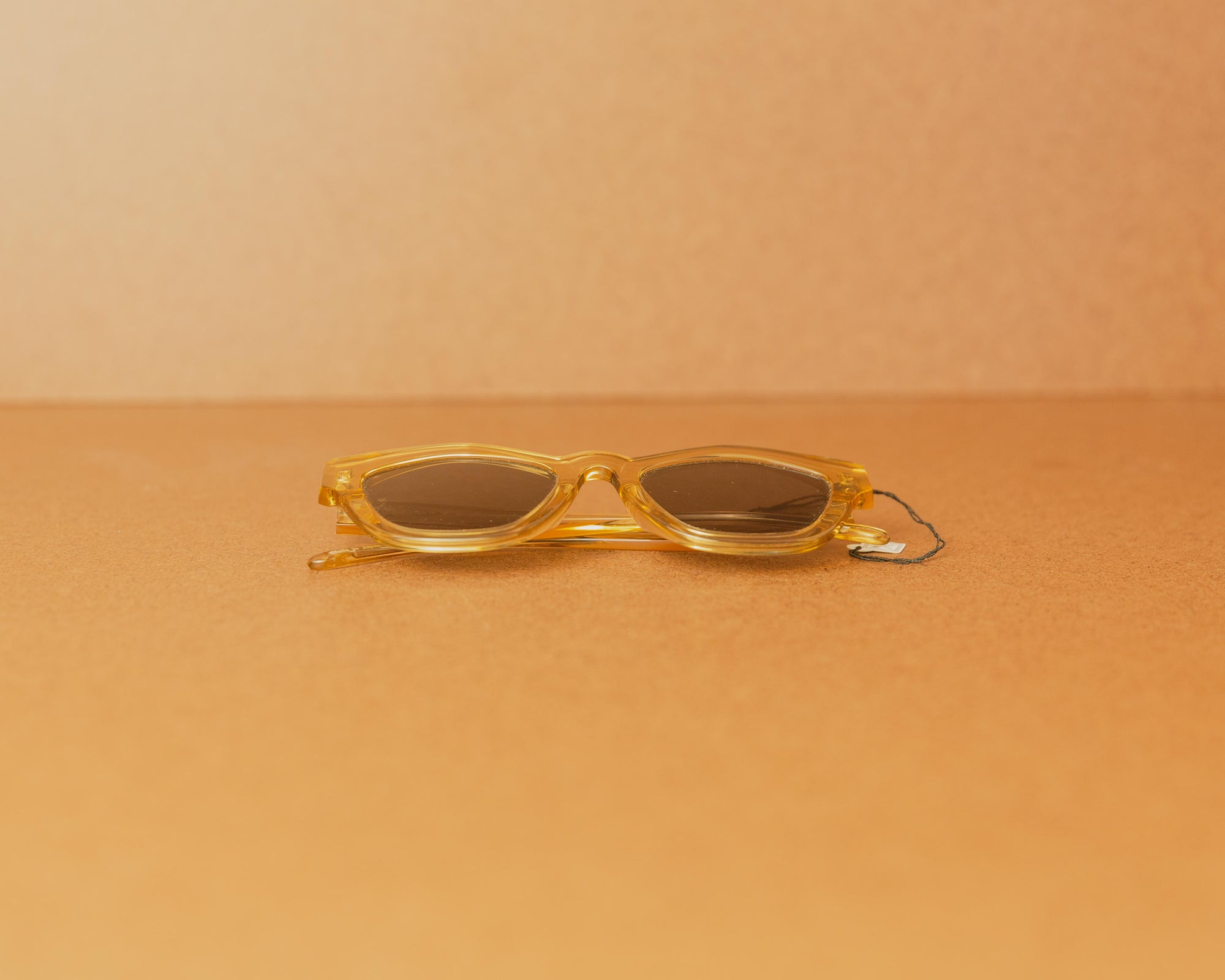 Wonderland ZZYZX Sunglasses in Clear Beach Glass/Green