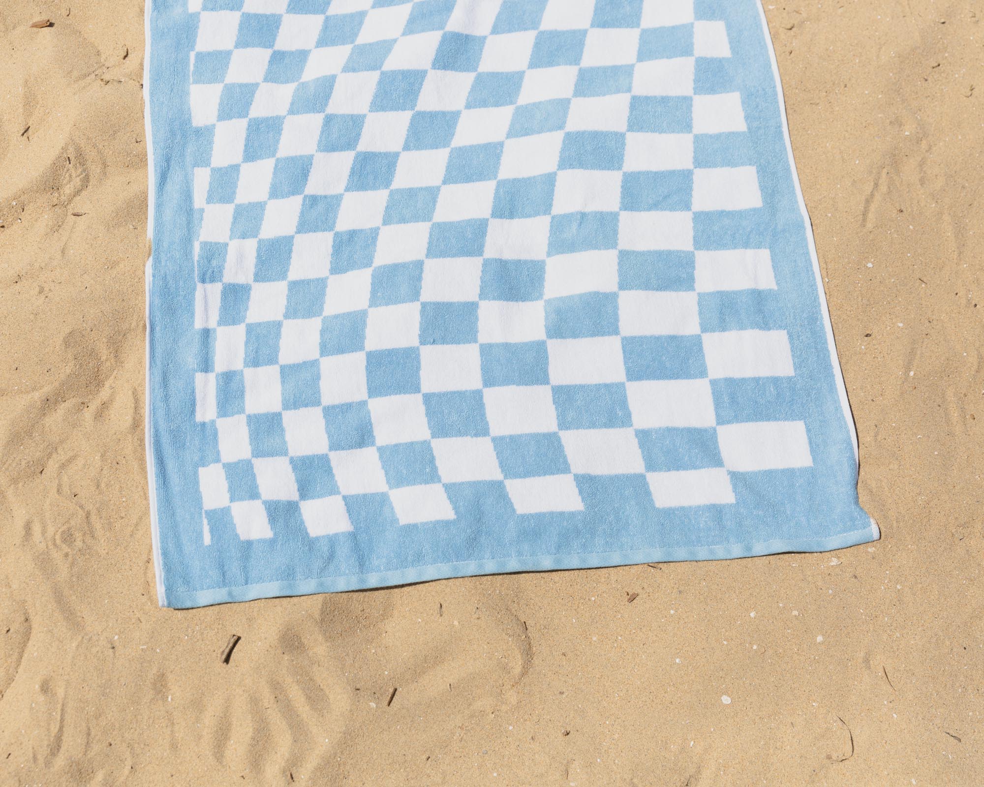 Overexposed - Aquatic Blue Organic Towel