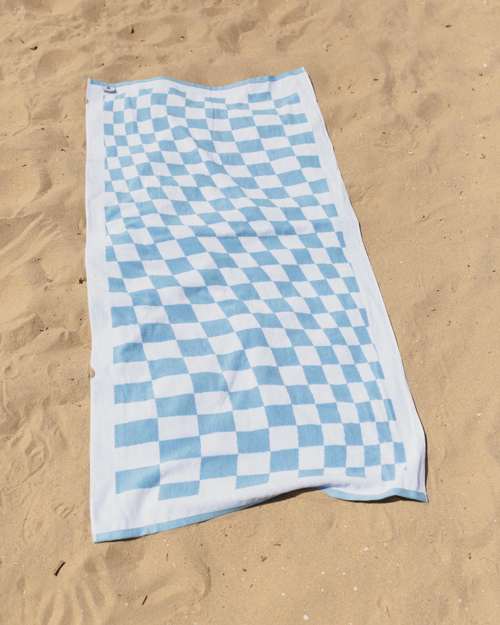 Overexposed - Aquatic Blue Organic Towel