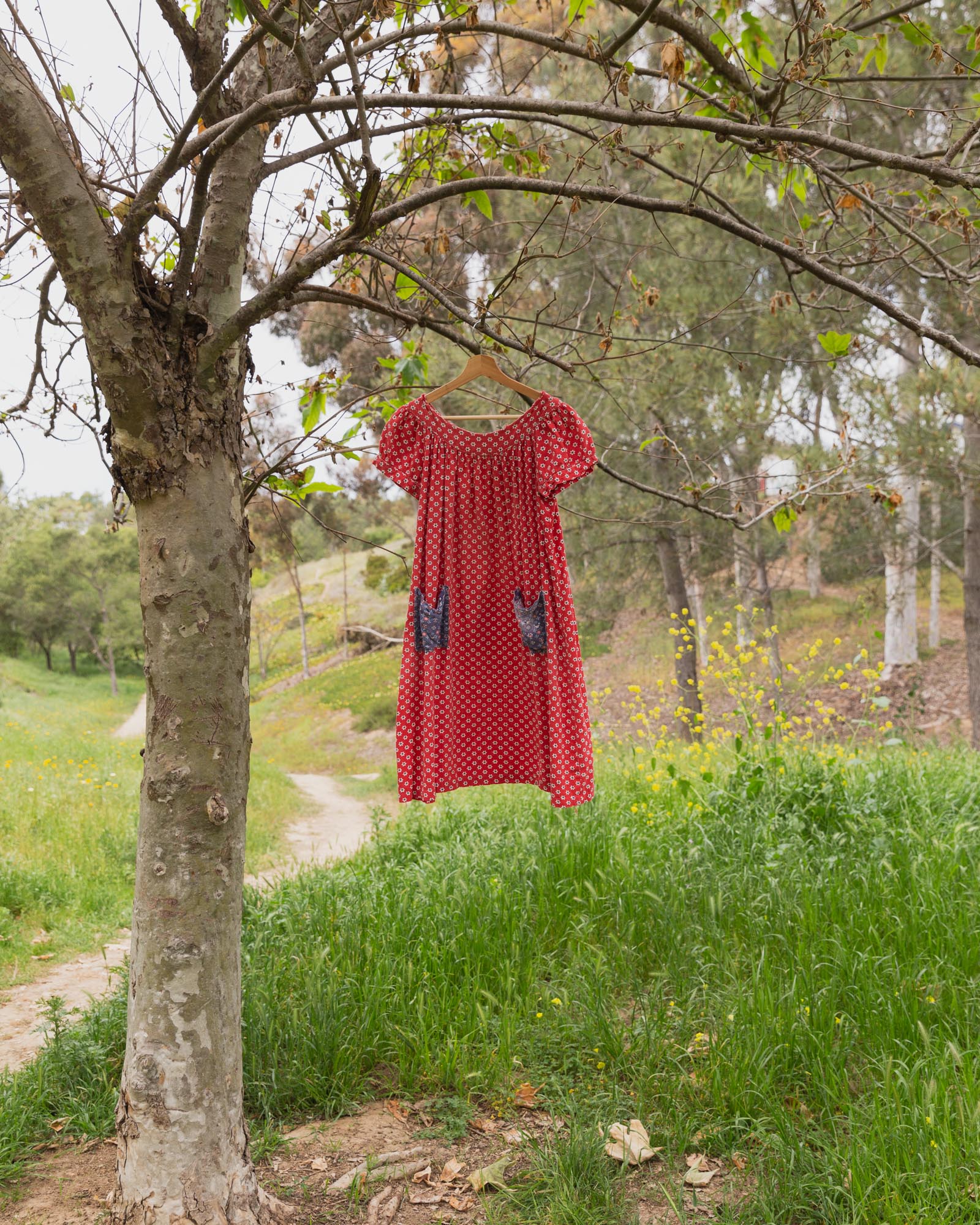 Vintage Red Babydoll Dress