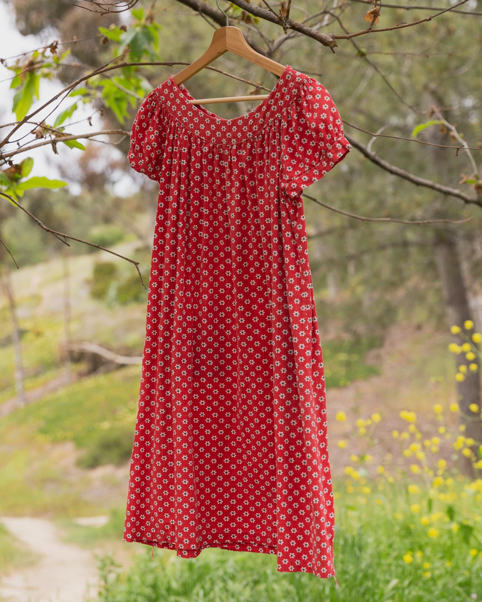 Vintage Red Babydoll Dress