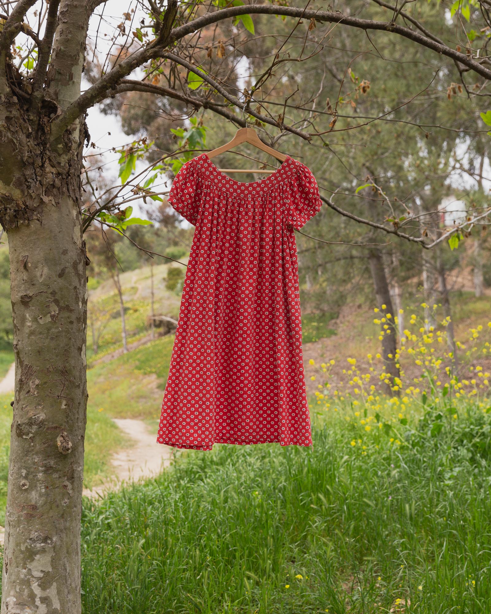 Vintage Red Babydoll Dress