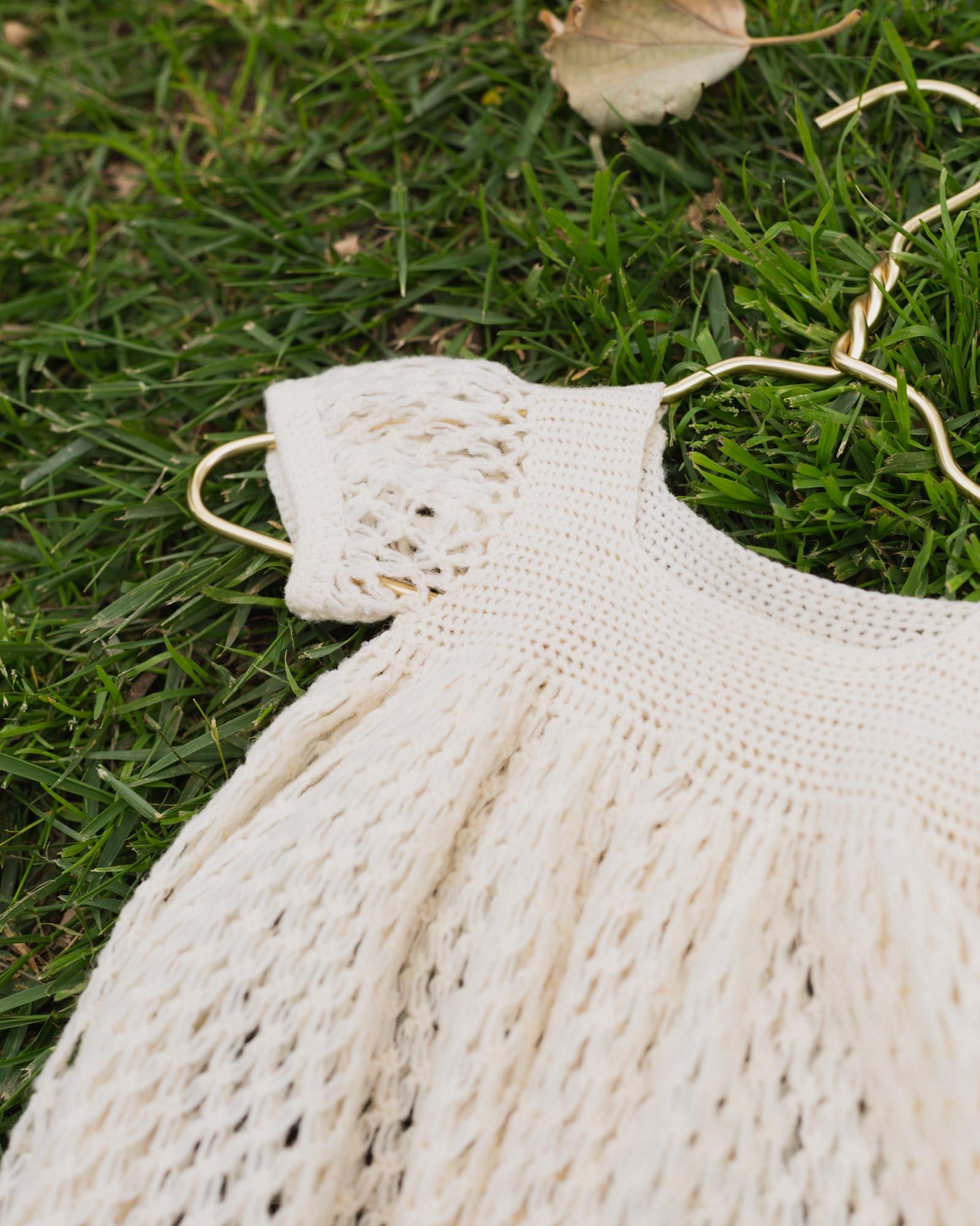 Vintage Kids Hand Crocheted Baby Doll Dress