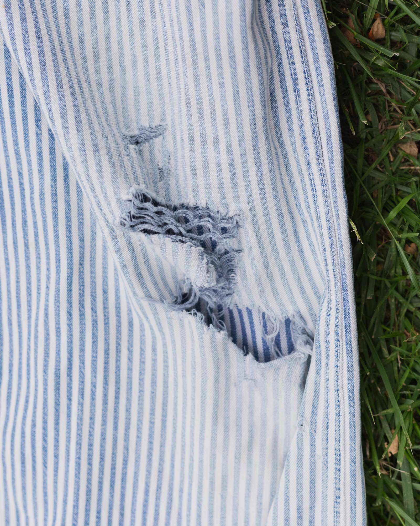 Vintage Lee Railroad Stripe Overalls