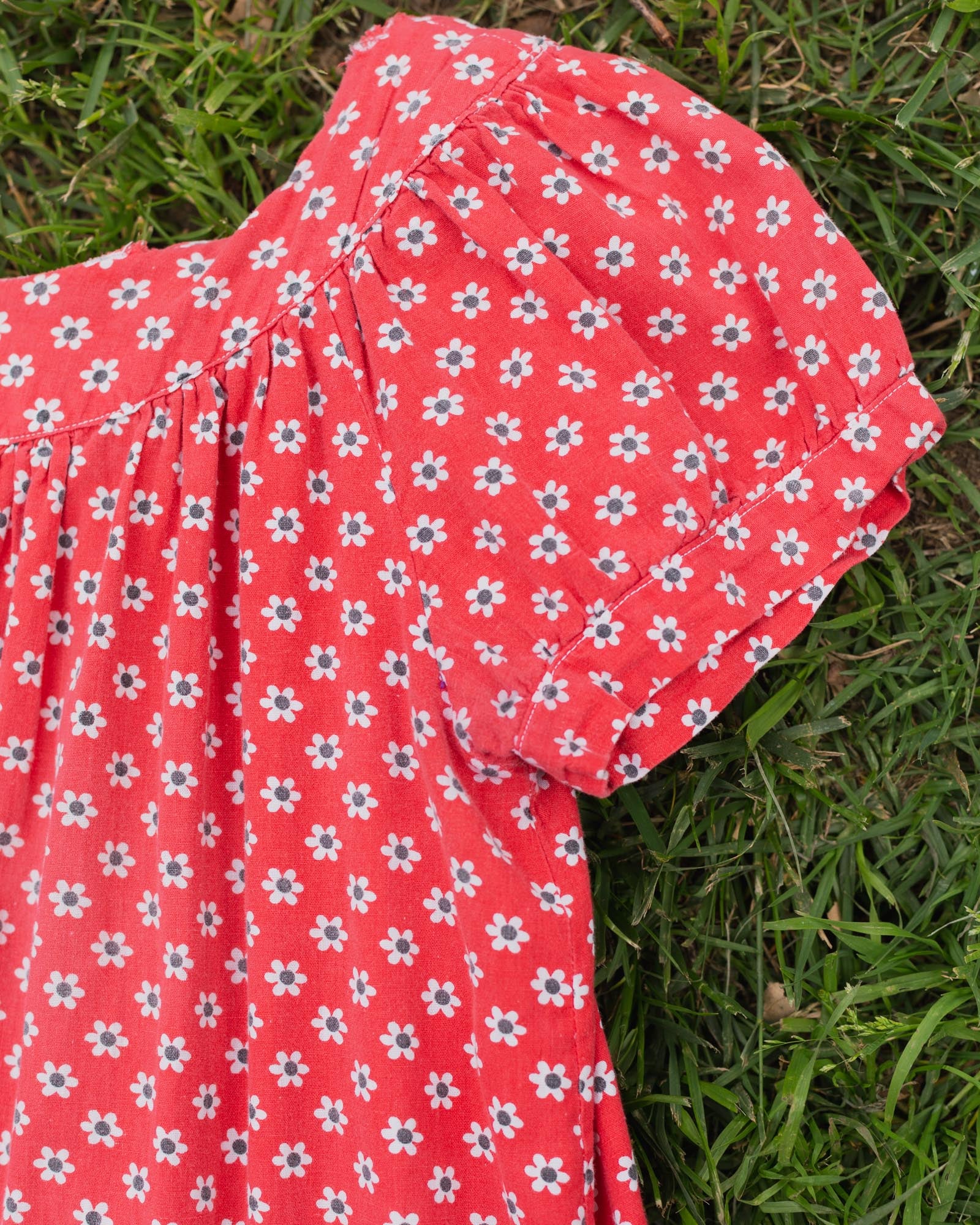 Vintage Red Babydoll Dress