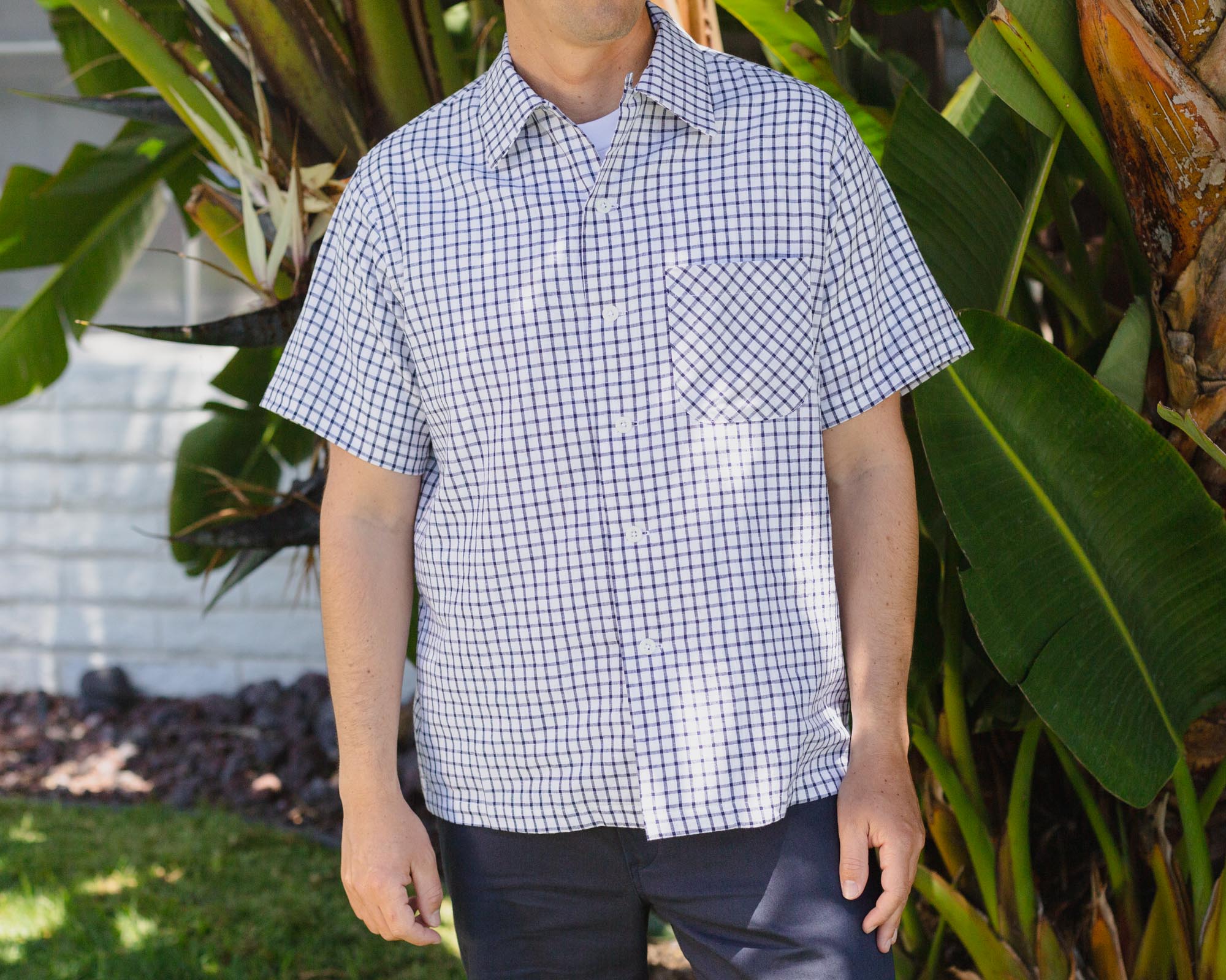 Yellow Rat - 50s Round Collar Shirt