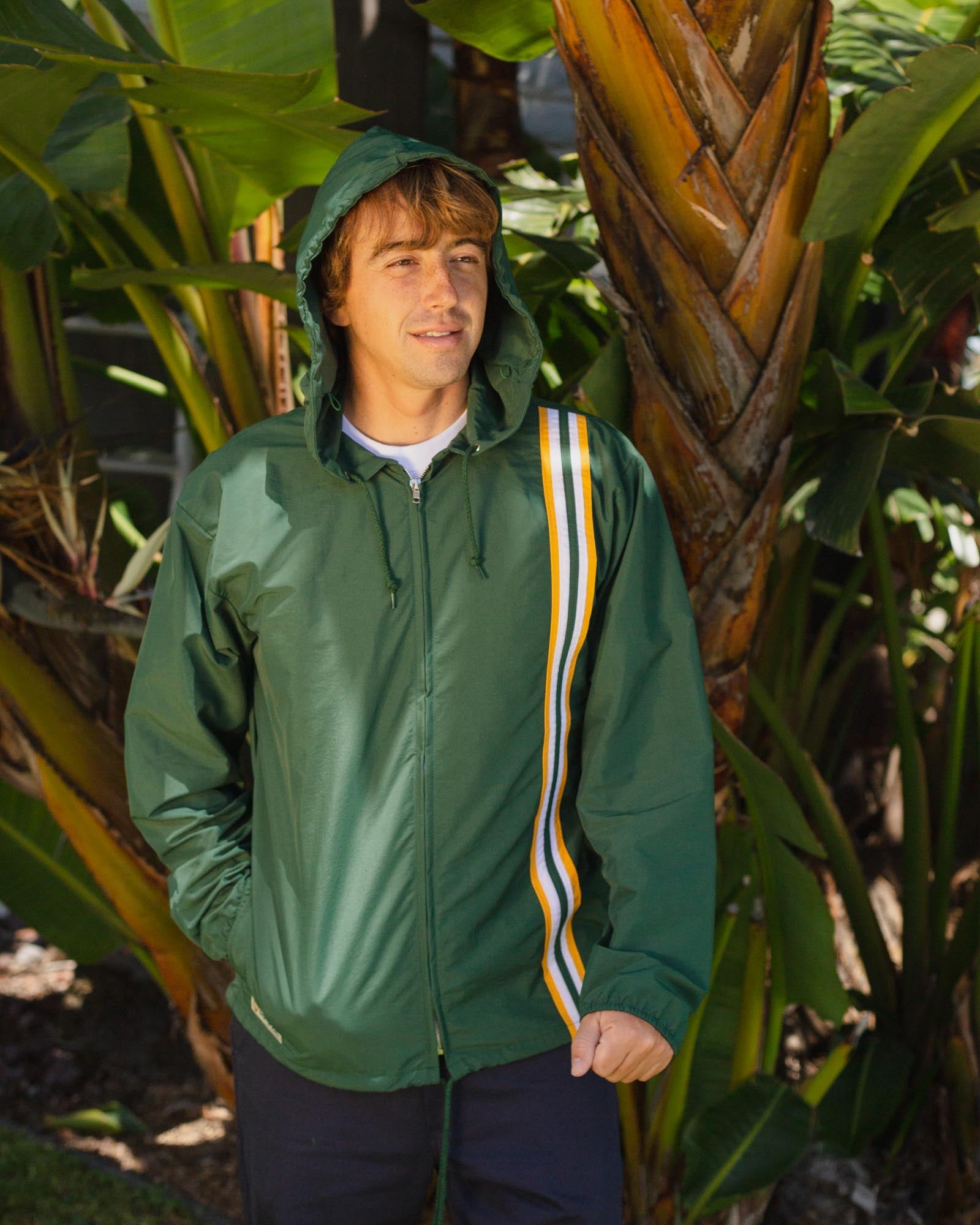 Yellow Rat - Hooded Nylon Jacket