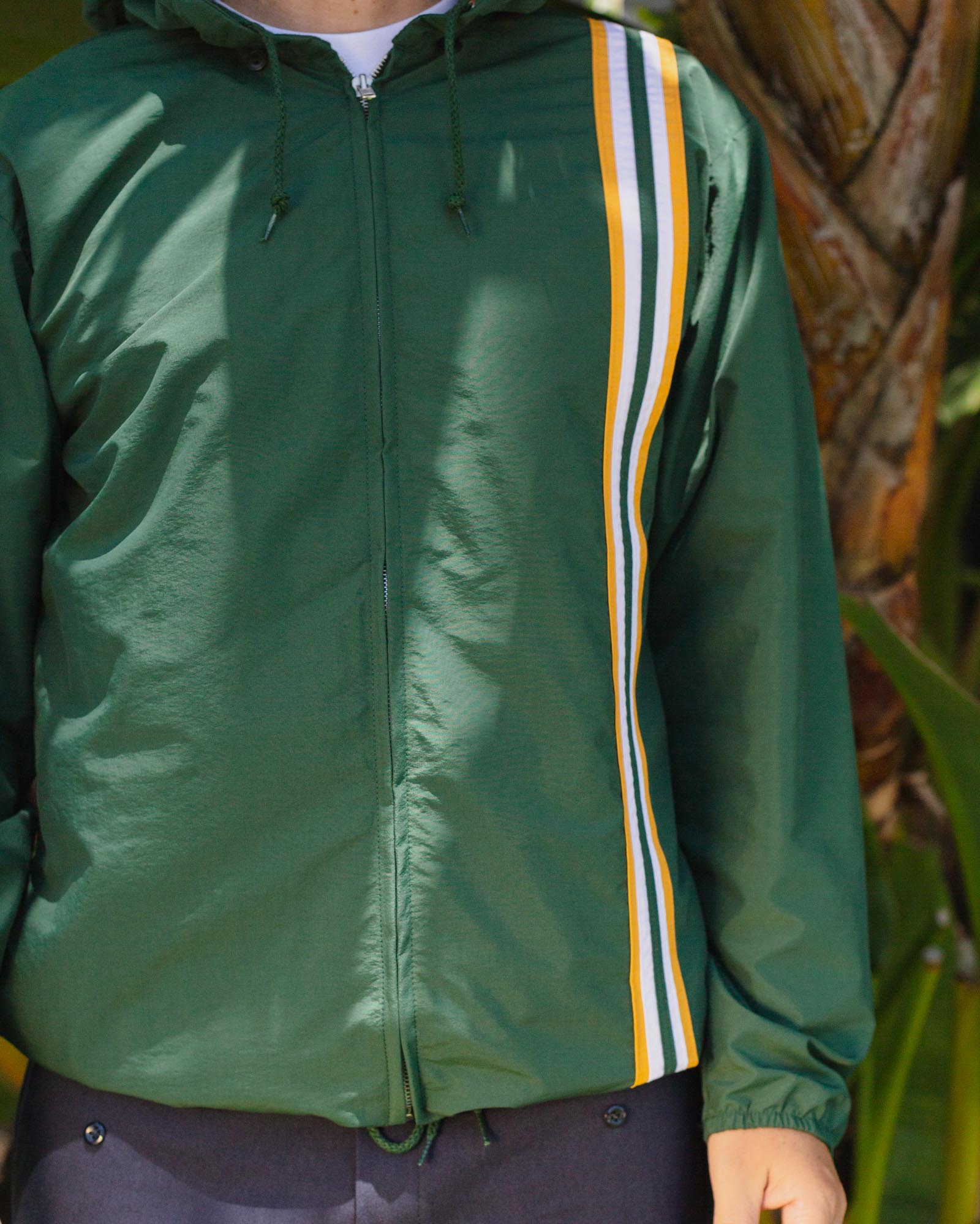 Yellow Rat - Hooded Nylon Jacket