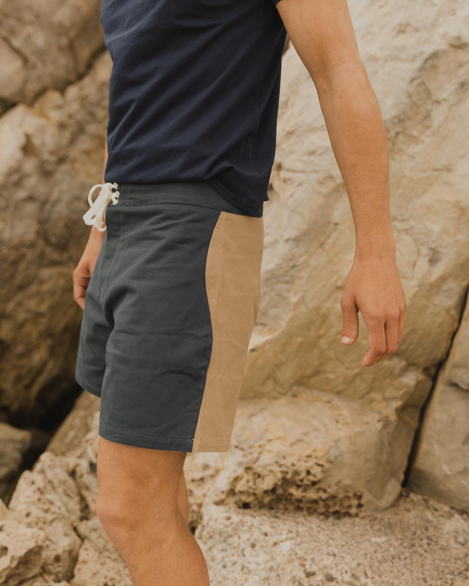 Gato Heroi Surf Shorts in Slate/Olive