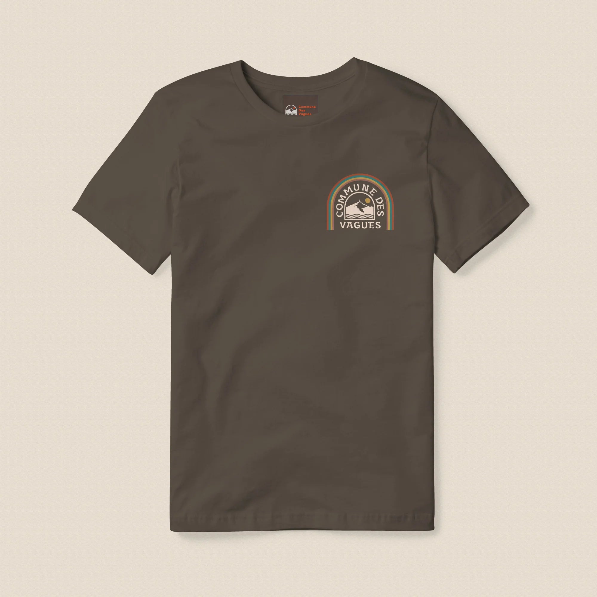 Commune des Vagues Standard Tee - Chocolate