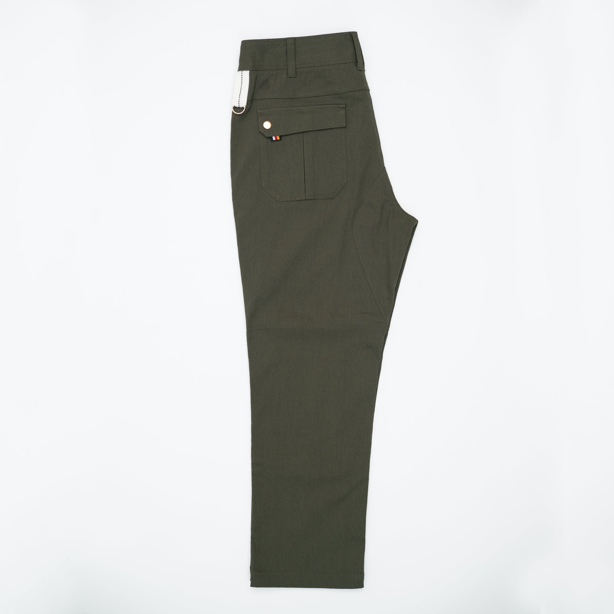 Ola Canvas Utility Pant 01 - Green