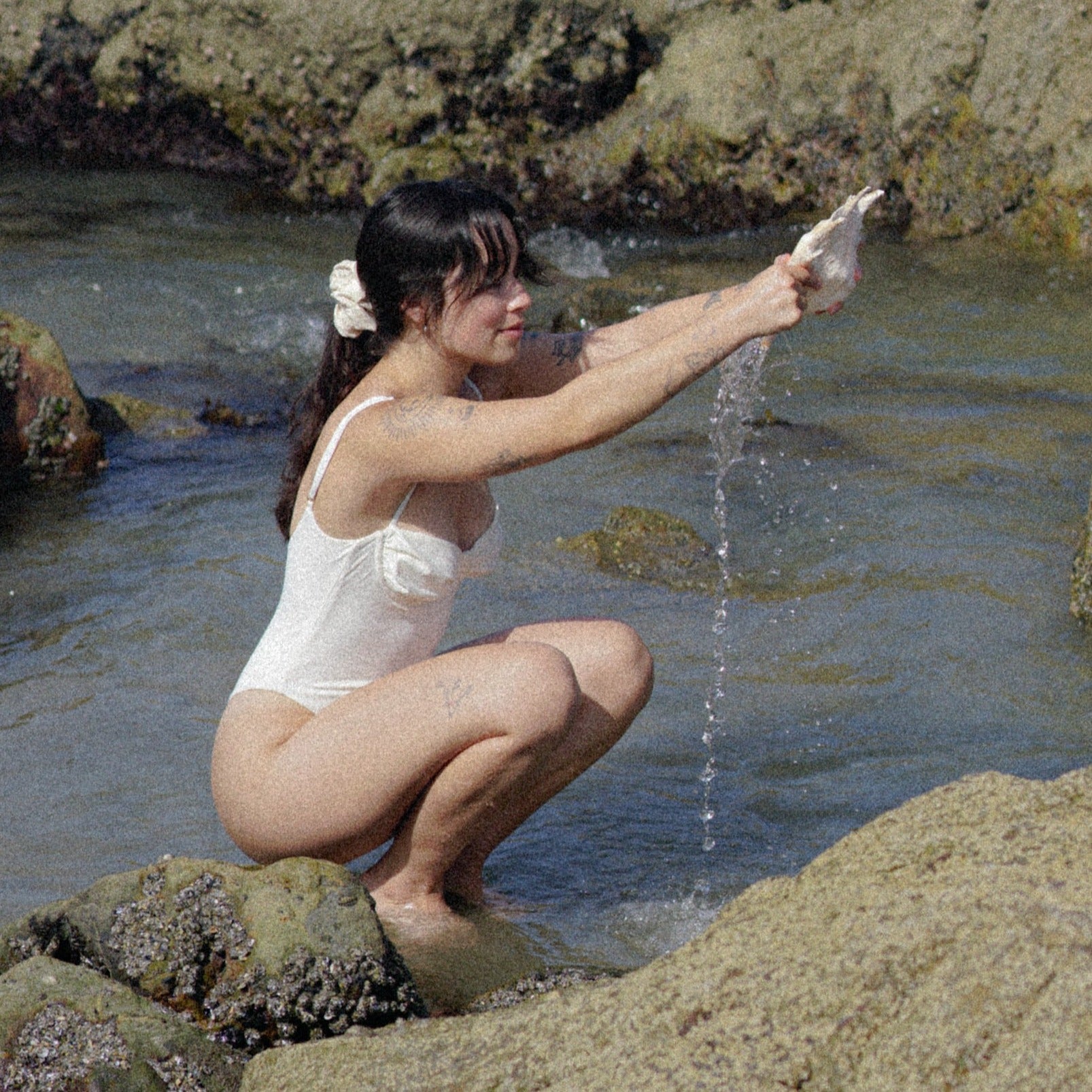 Tahlua Swim- Leeann Onsie in Avorio