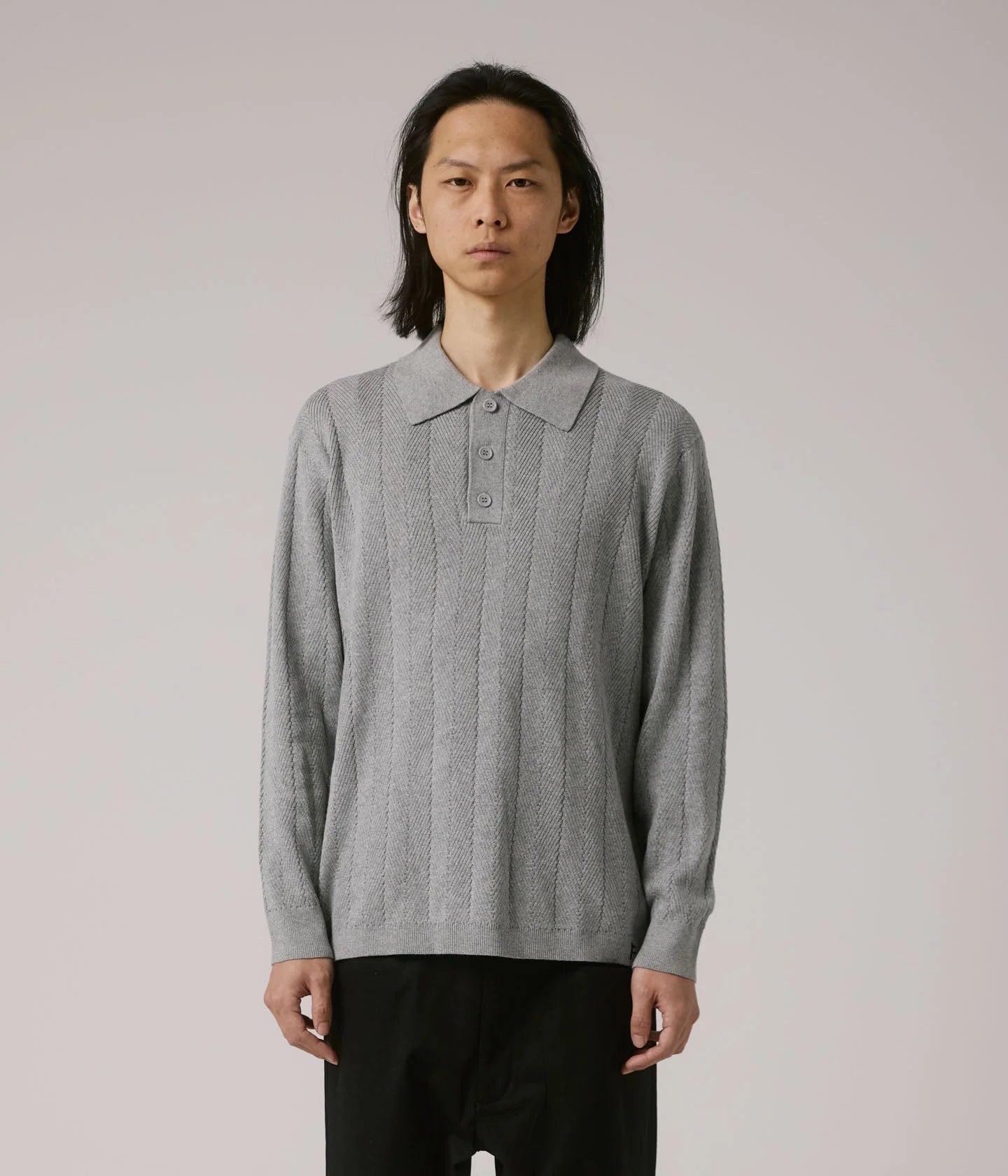 Former - AG Polo Long Sleeve Knit