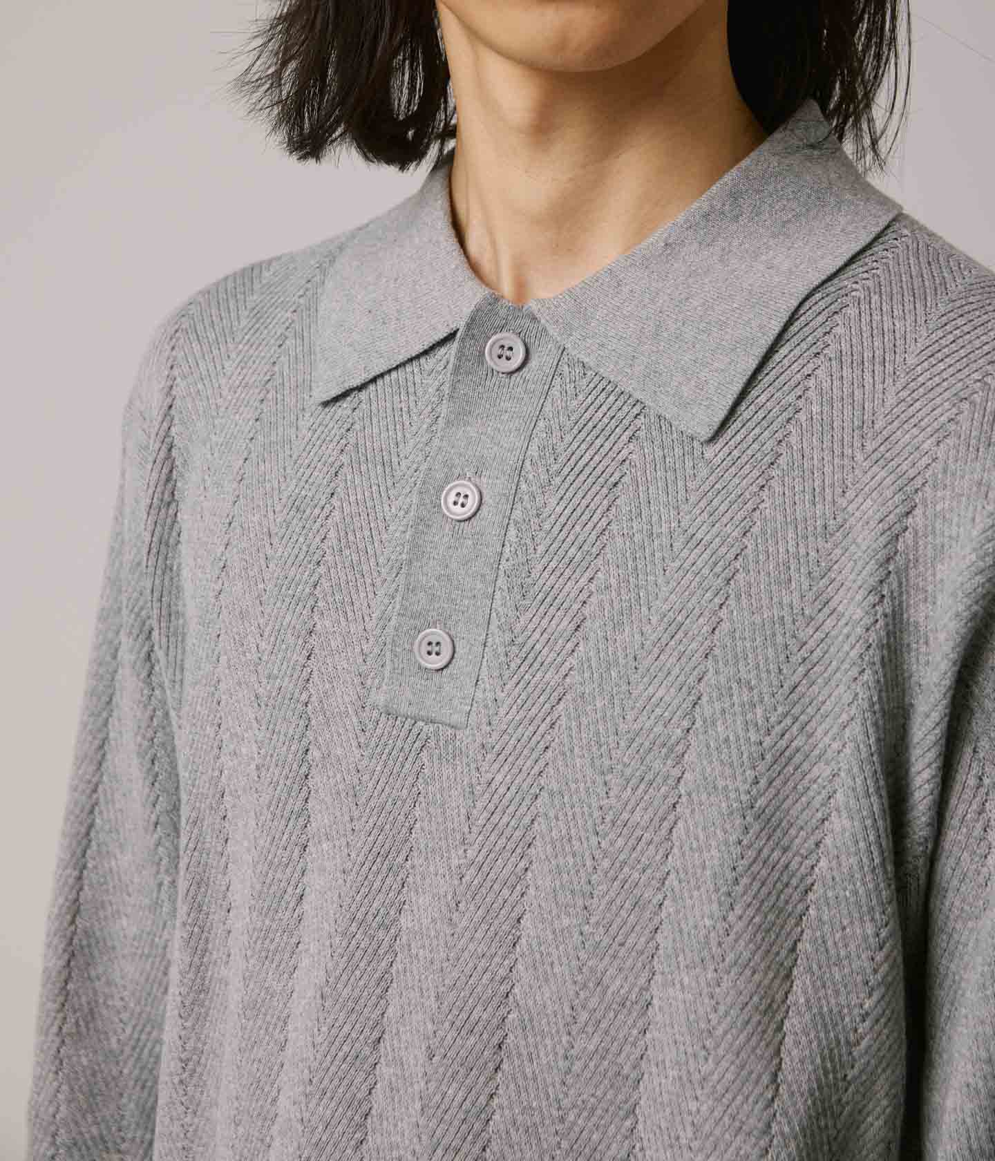 Former - AG Polo Long Sleeve Knit